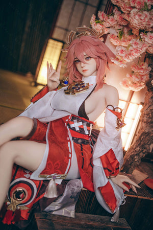 Yae Miko Sex Doll (Bezlya Doll 155 cm E-CUP 2,2CF Silicone)