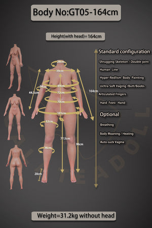 Olga Sex Doll (Galatea Doll 164 cm B-Cup #198 Silicone)