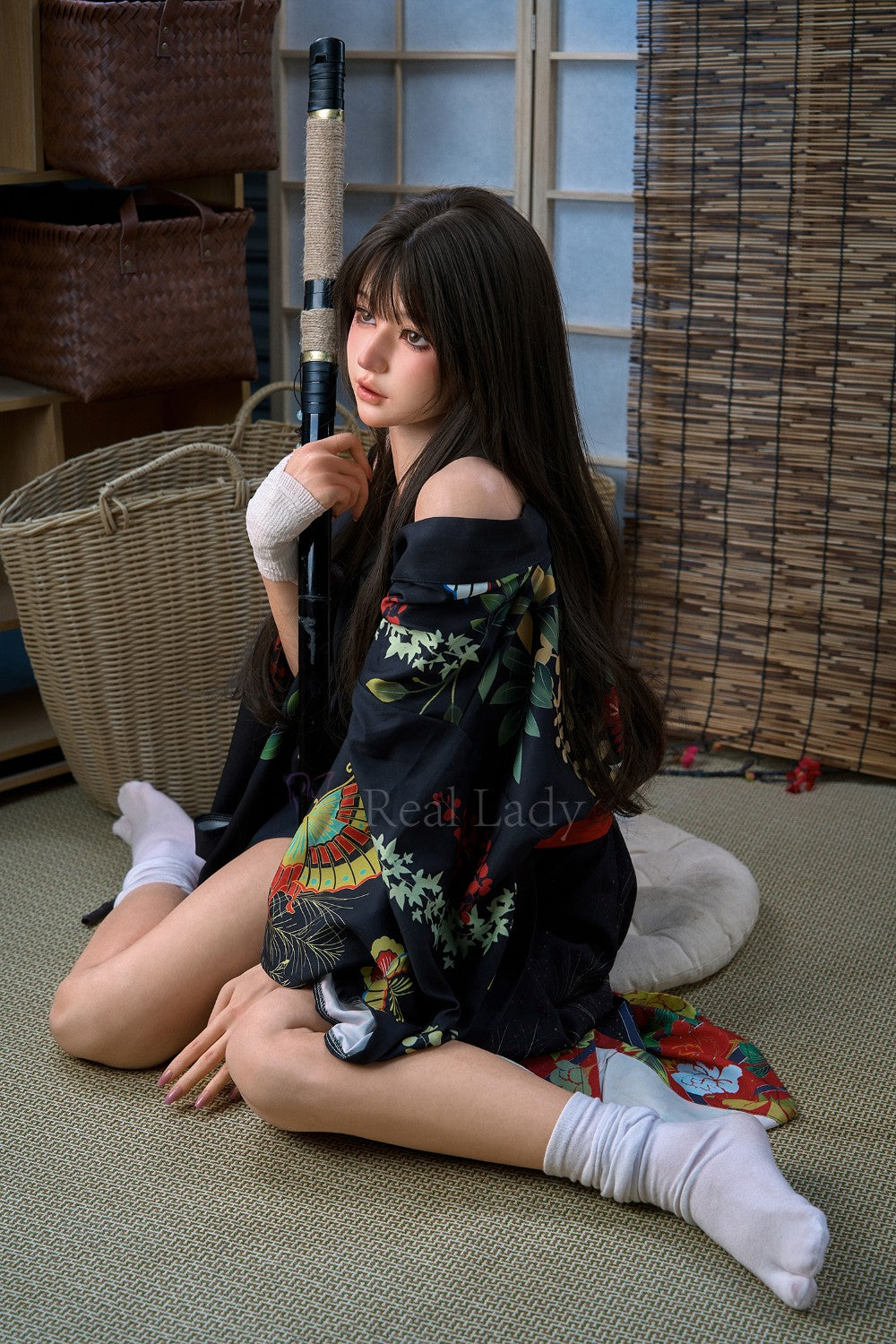 Evie bambola del sesso (Real Lady 150 cm Coppa F T4 in silicone)