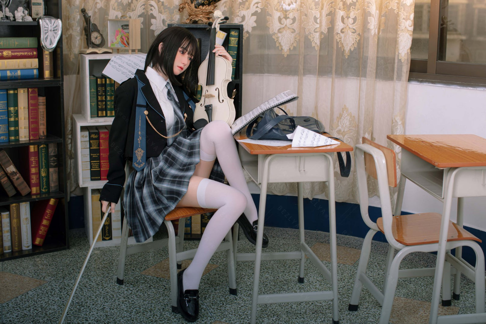 Bambola del sesso platycodon (Bezlya Doll 160 cm Coppa C 2.1 Silicone)