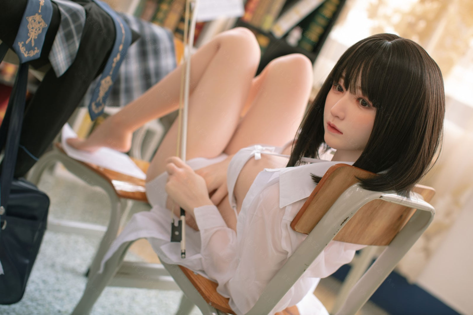 Bambola del sesso platycodon (Bezlya Doll 160 cm Coppa C 2.1 Silicone)