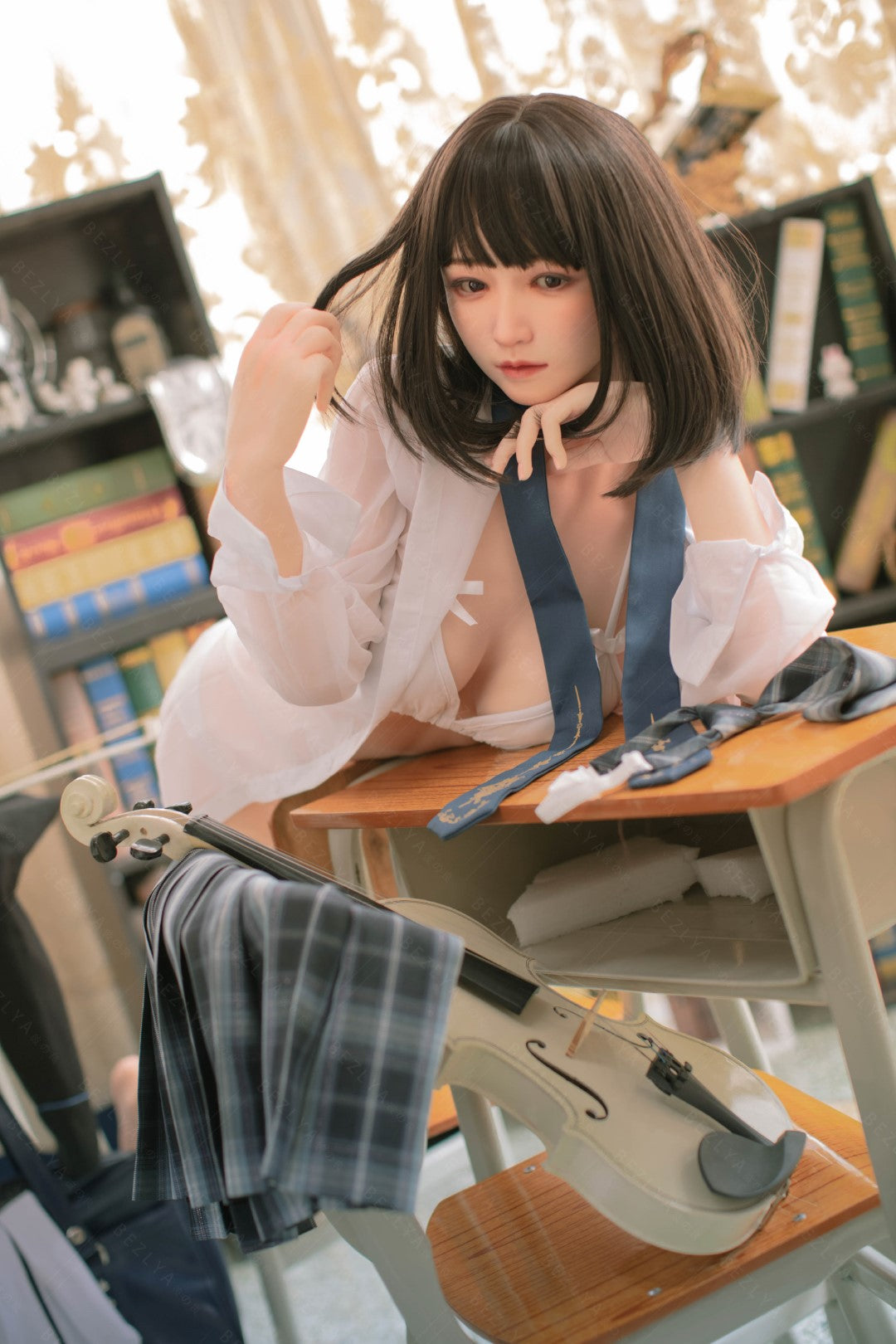 Bambola del sesso platycodon (Bezlya Doll 160 cm Coppa C 2.1 Silicone)