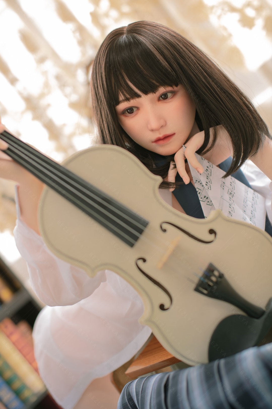 Bambola del sesso platycodon (Bezlya Doll 160 cm Coppa C 2.1 Silicone)