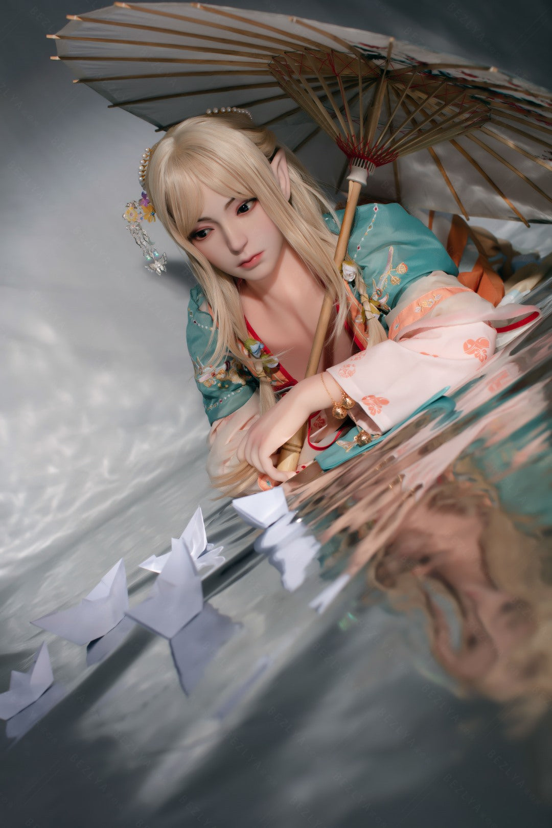 Pansy bambola del sesso (Bezlya Doll Coppa C da 160 cm 2.0 TPE+silicone)