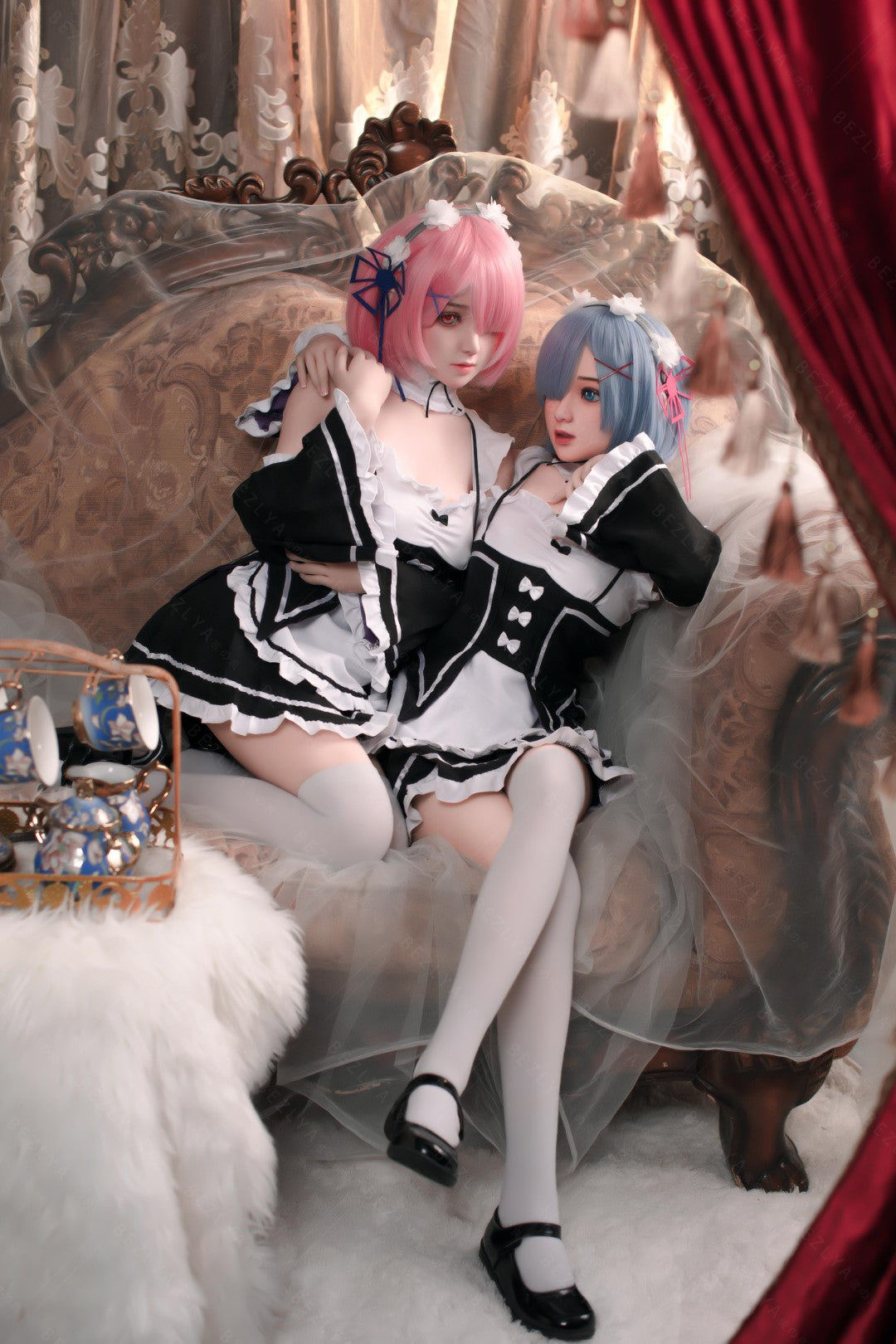 Rem bambola del sesso (Bezlya Doll Coppa D da 149 cm 2.0 TPE+silicone)