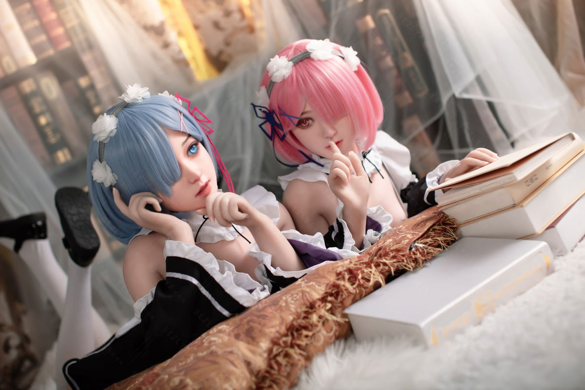 Rem bambola del sesso (Bezlya Doll Coppa D da 149 cm 2.0 TPE+silicone)