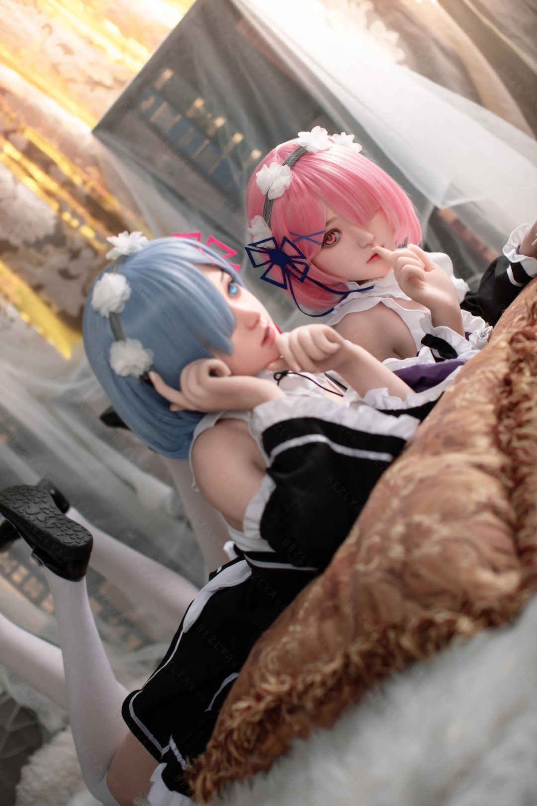 Rem bambola del sesso (Bezlya Doll Coppa D da 149 cm 2.0 TPE+silicone)