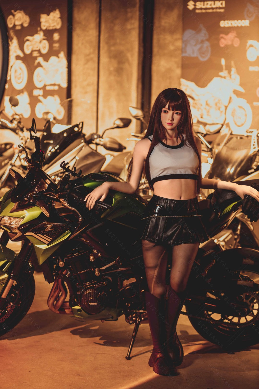 Holly bambola del sesso (Bezlya Doll 160 cm Coppa C 2.1 Silicone)