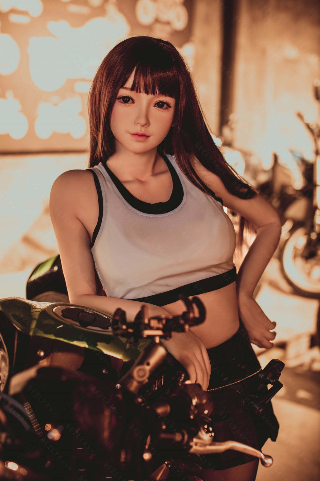 Holly bambola del sesso (Bezlya Doll 160 cm Coppa C 2.1 Silicone)