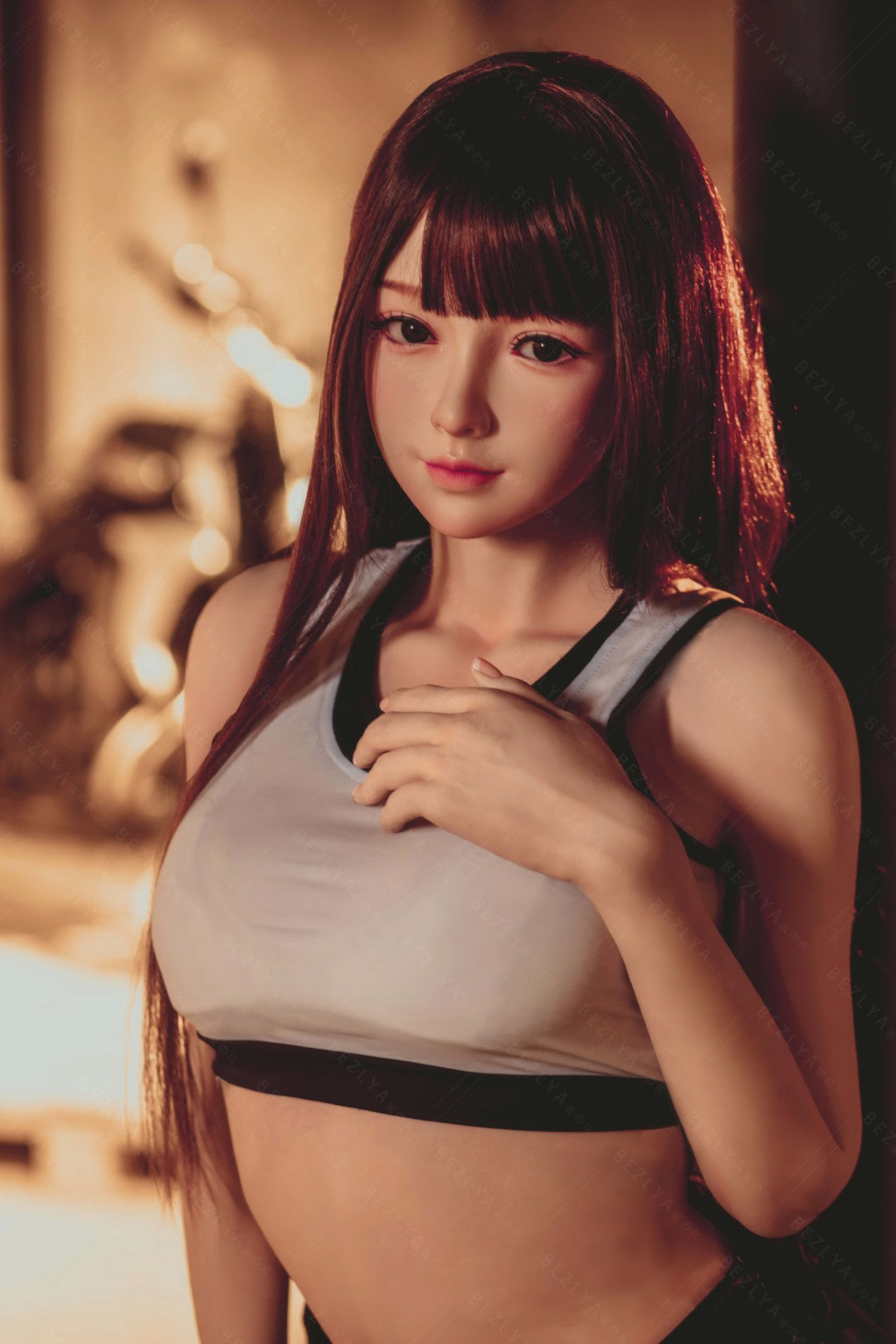 Holly bambola del sesso (Bezlya Doll 160 cm Coppa C 2.1 Silicone)