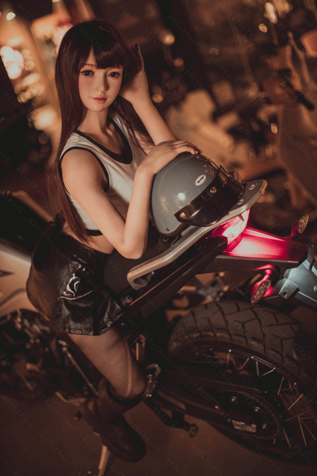 Holly bambola del sesso (Bezlya Doll 160 cm Coppa C 2.1 Silicone)