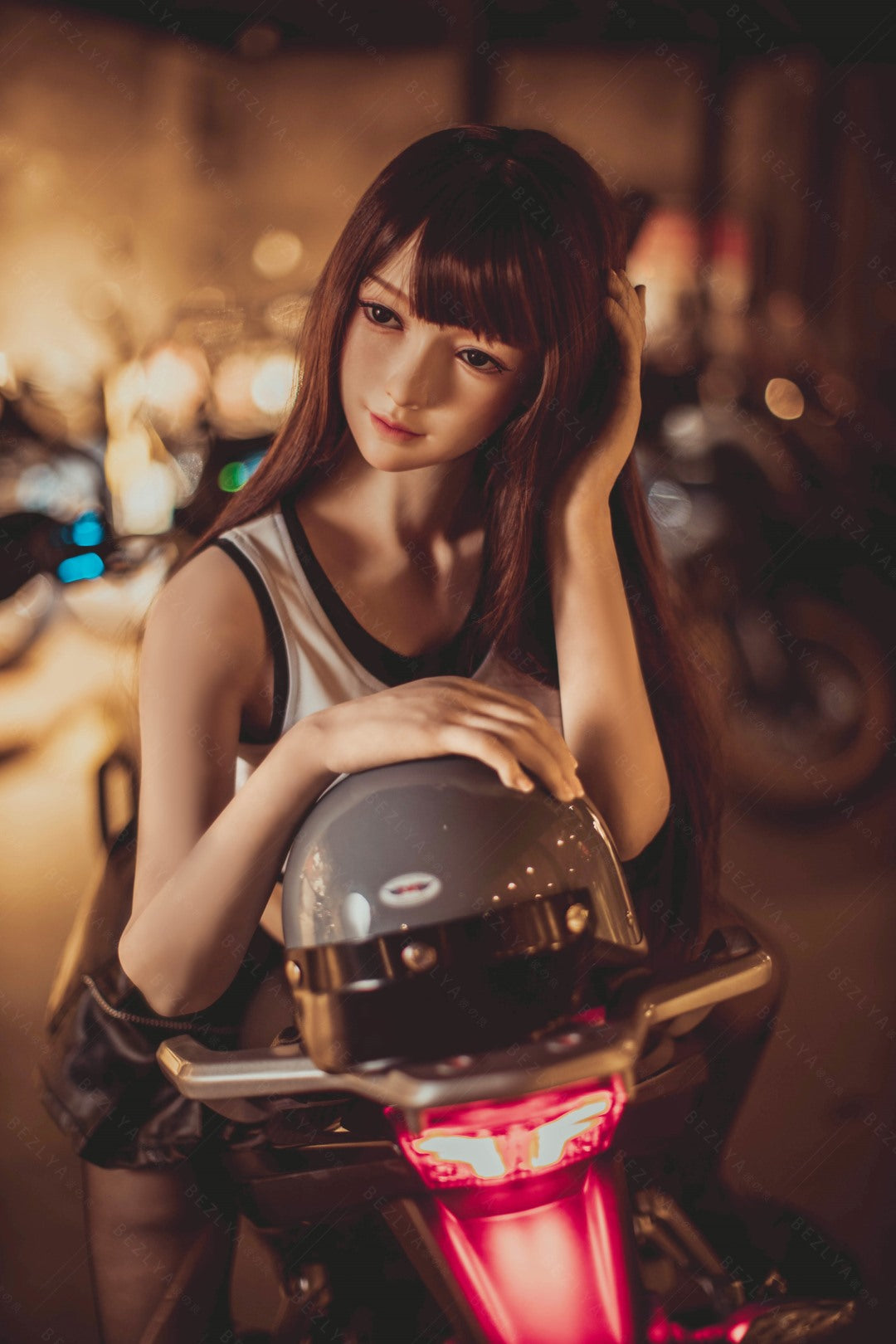 Holly bambola del sesso (Bezlya Doll 160 cm Coppa C 2.1 Silicone)