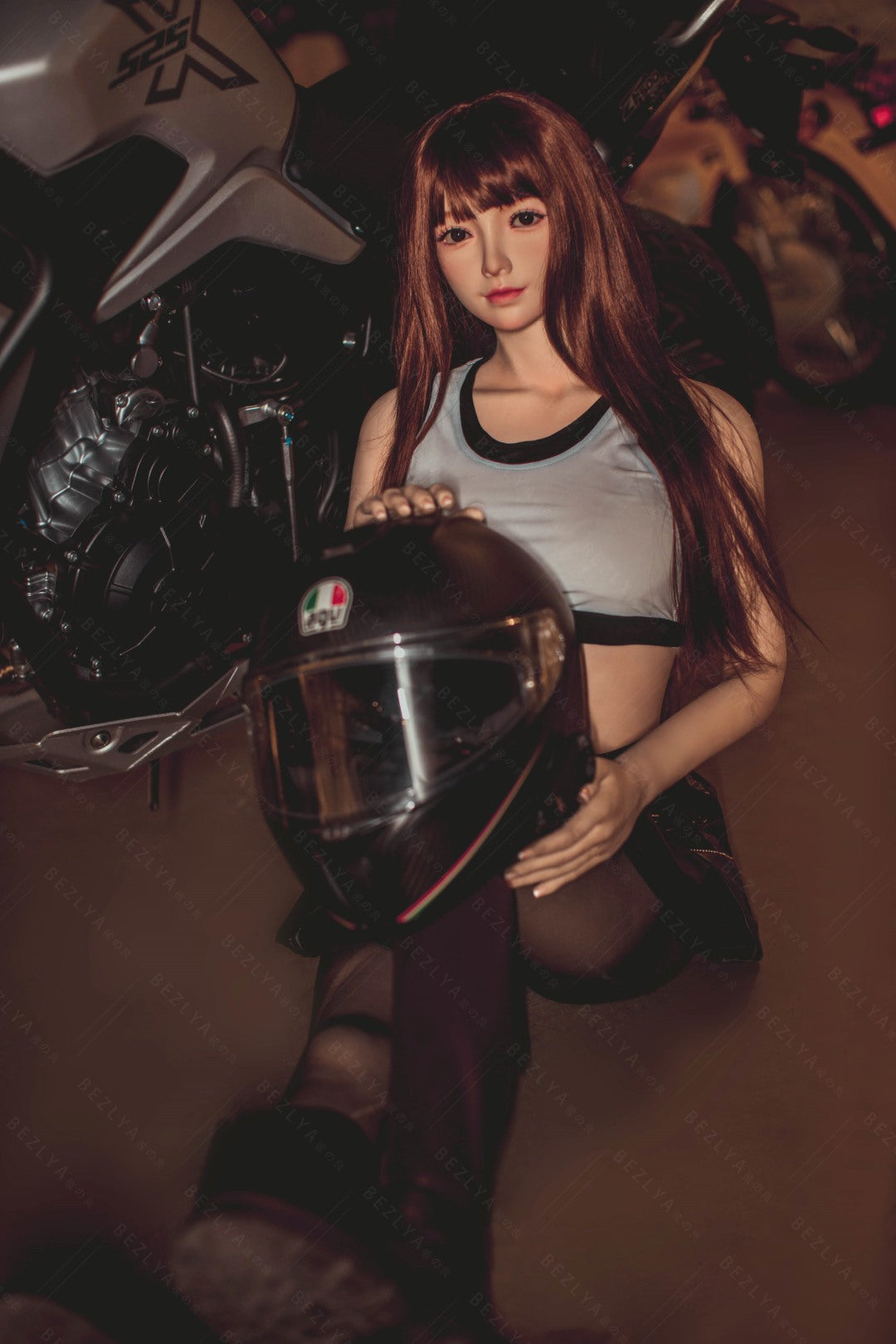 Holly bambola del sesso (Bezlya Doll 160 cm Coppa C 2.1 Silicone)