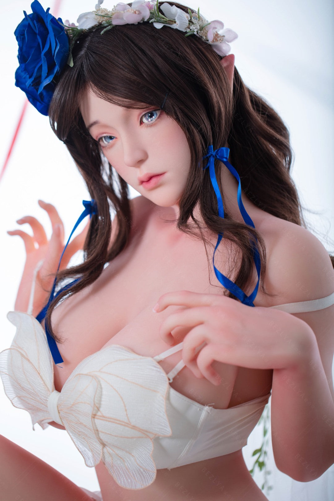 Pansy bambola del sesso (Bezlya Doll Coppa F da 155 cm 2.0 TPE+silicone)