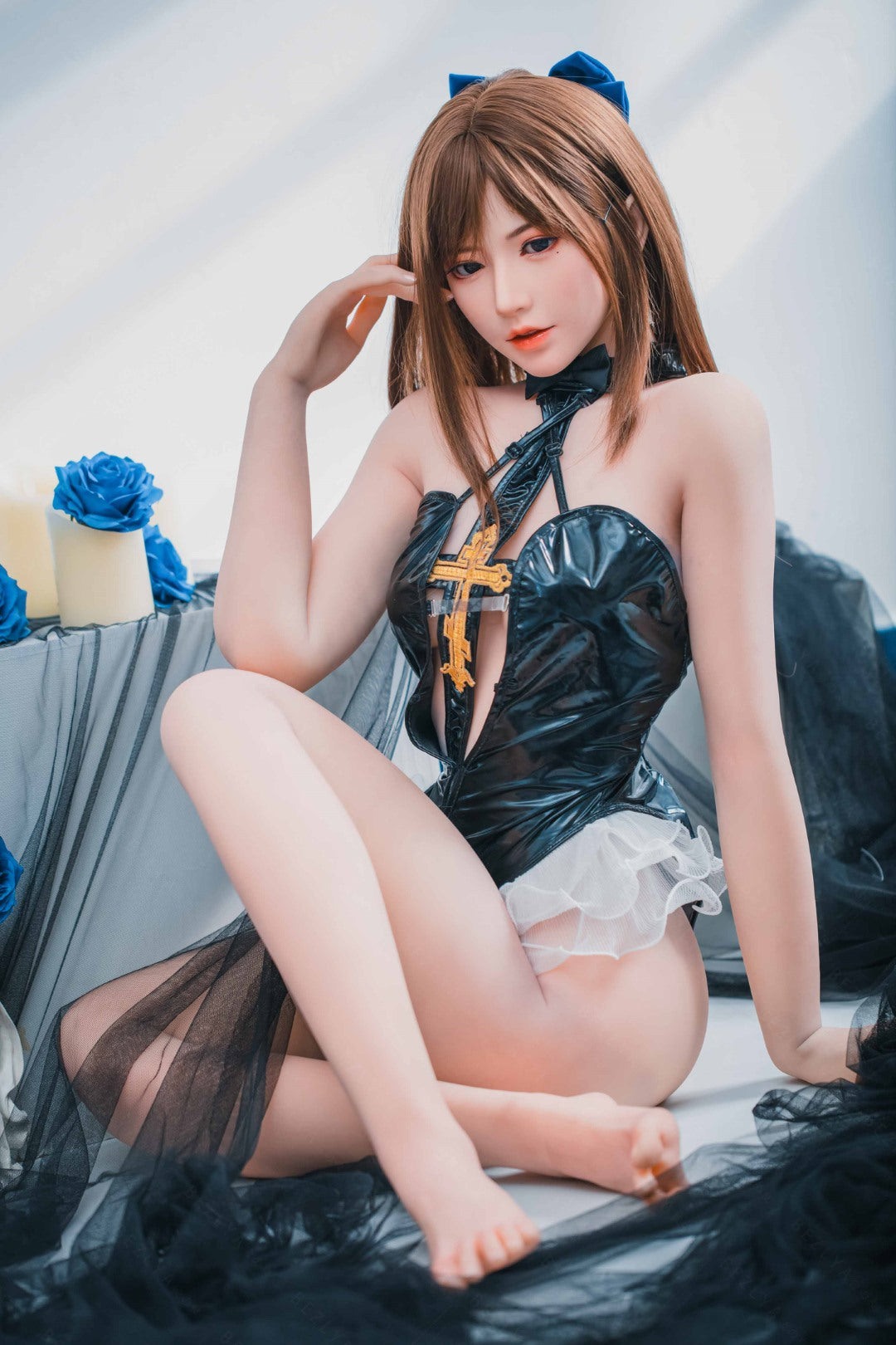 Bambola del sesso Lagenaria (Bezlya Doll Coppa B da 155 cm 2.0 TPE+silicone)