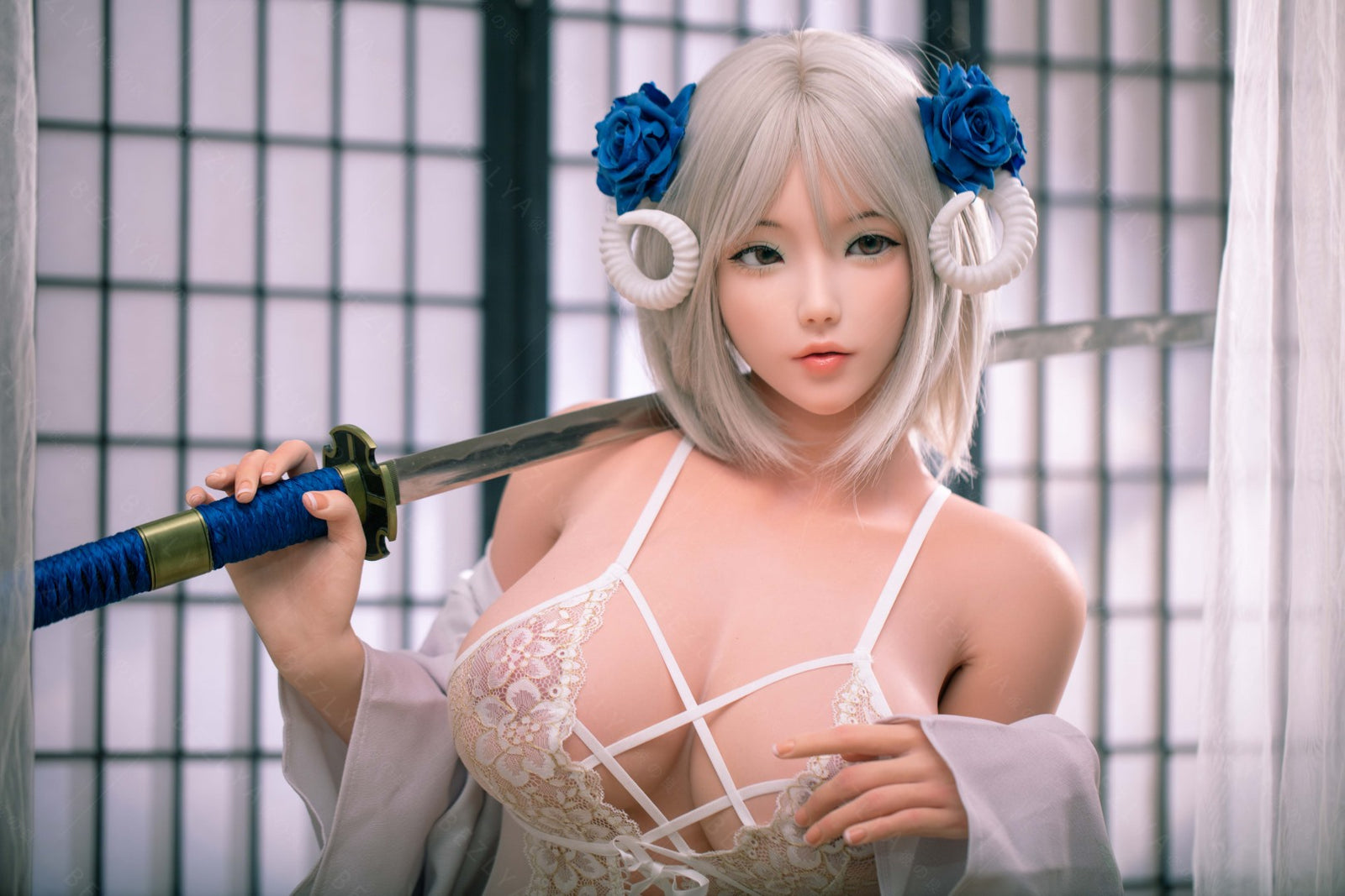 Cyrtenthera bambola del sesso (Bezlya Doll Coppa G da 160 cm 2.1 in silicone)