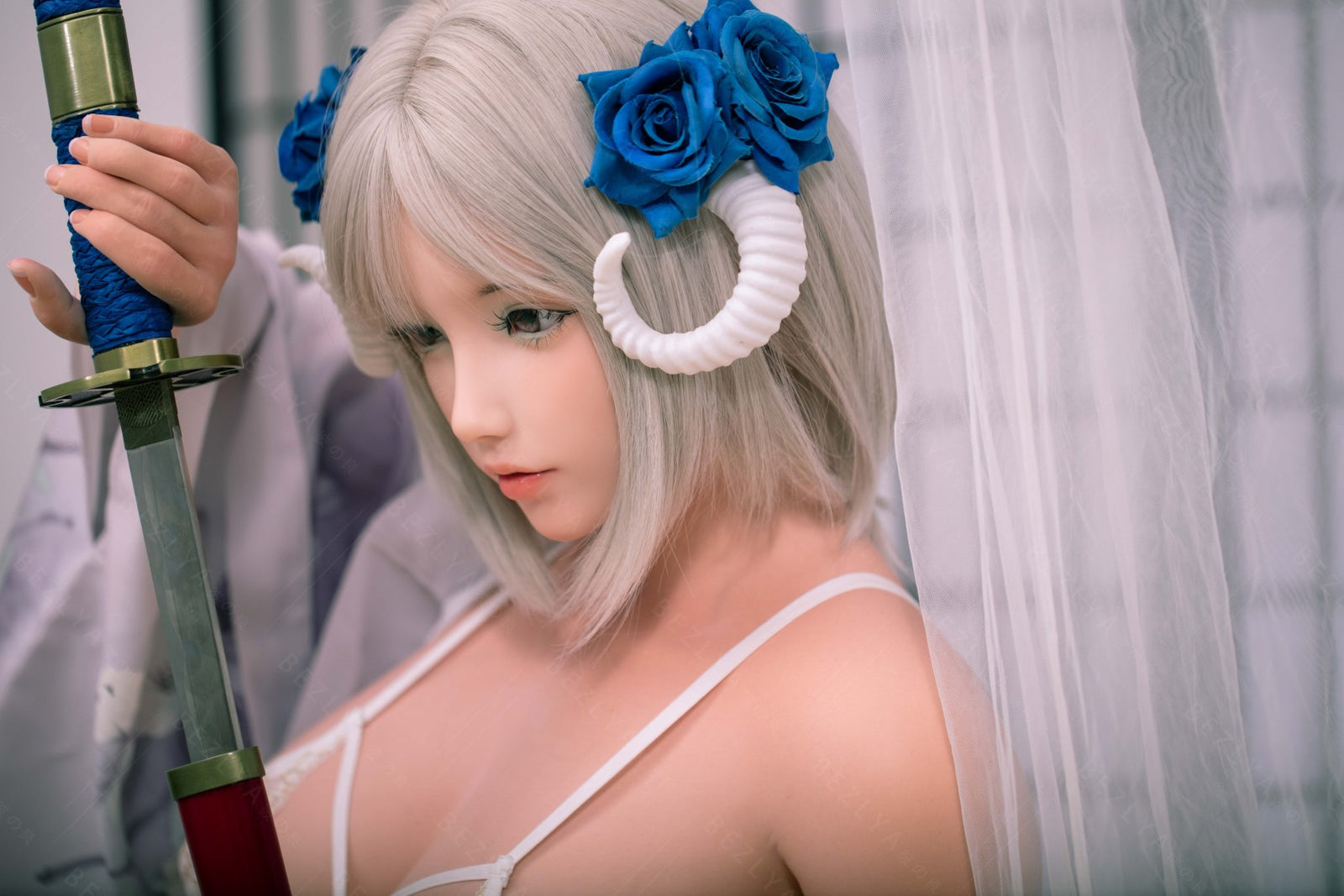 Cyrtenthera bambola del sesso (Bezlya Doll Coppa G da 160 cm 2.1 in silicone)