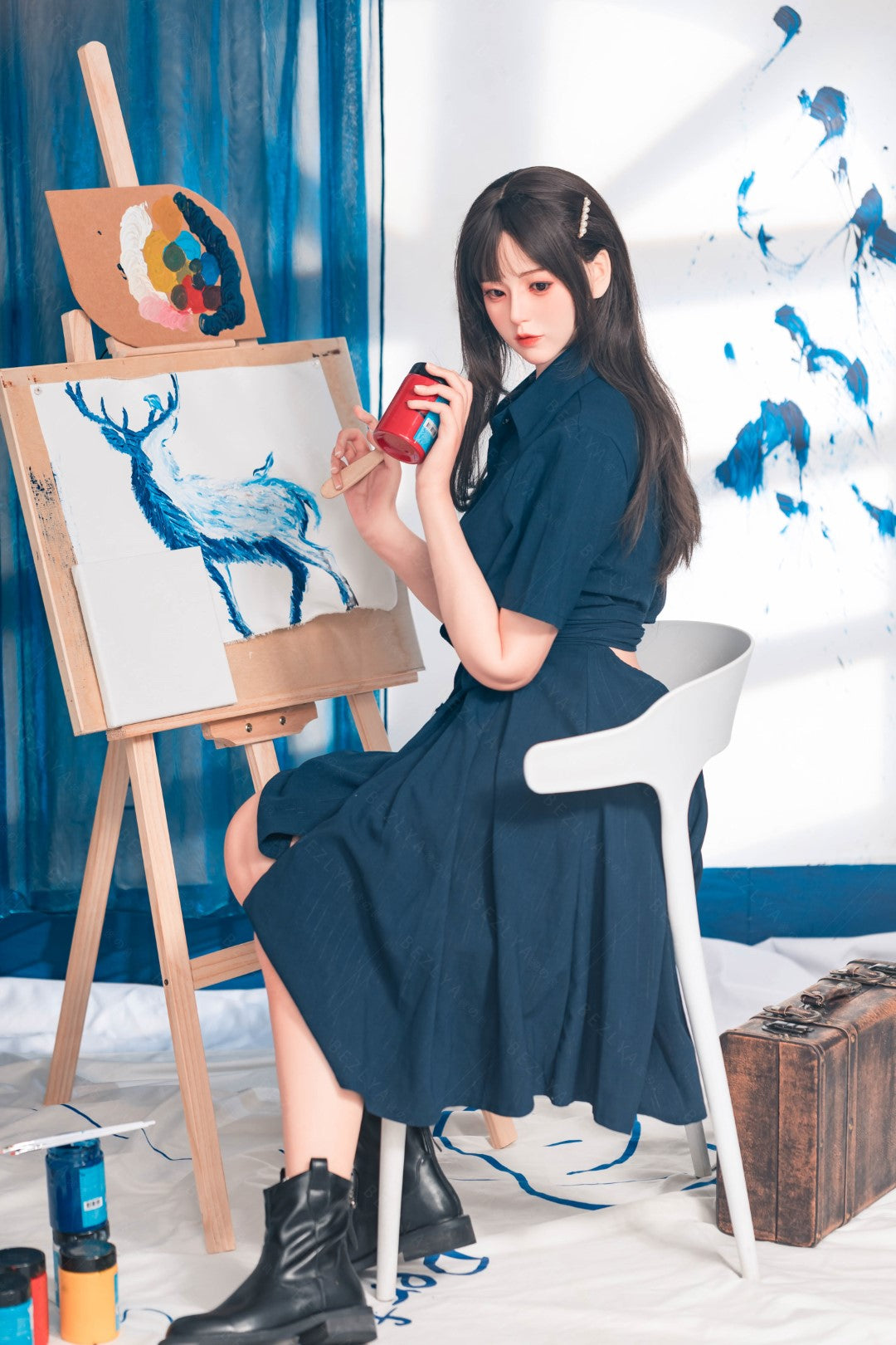 Begonia bambola del sesso (Bezlya Doll 162 cm Coppa C 2.2U Silicone)