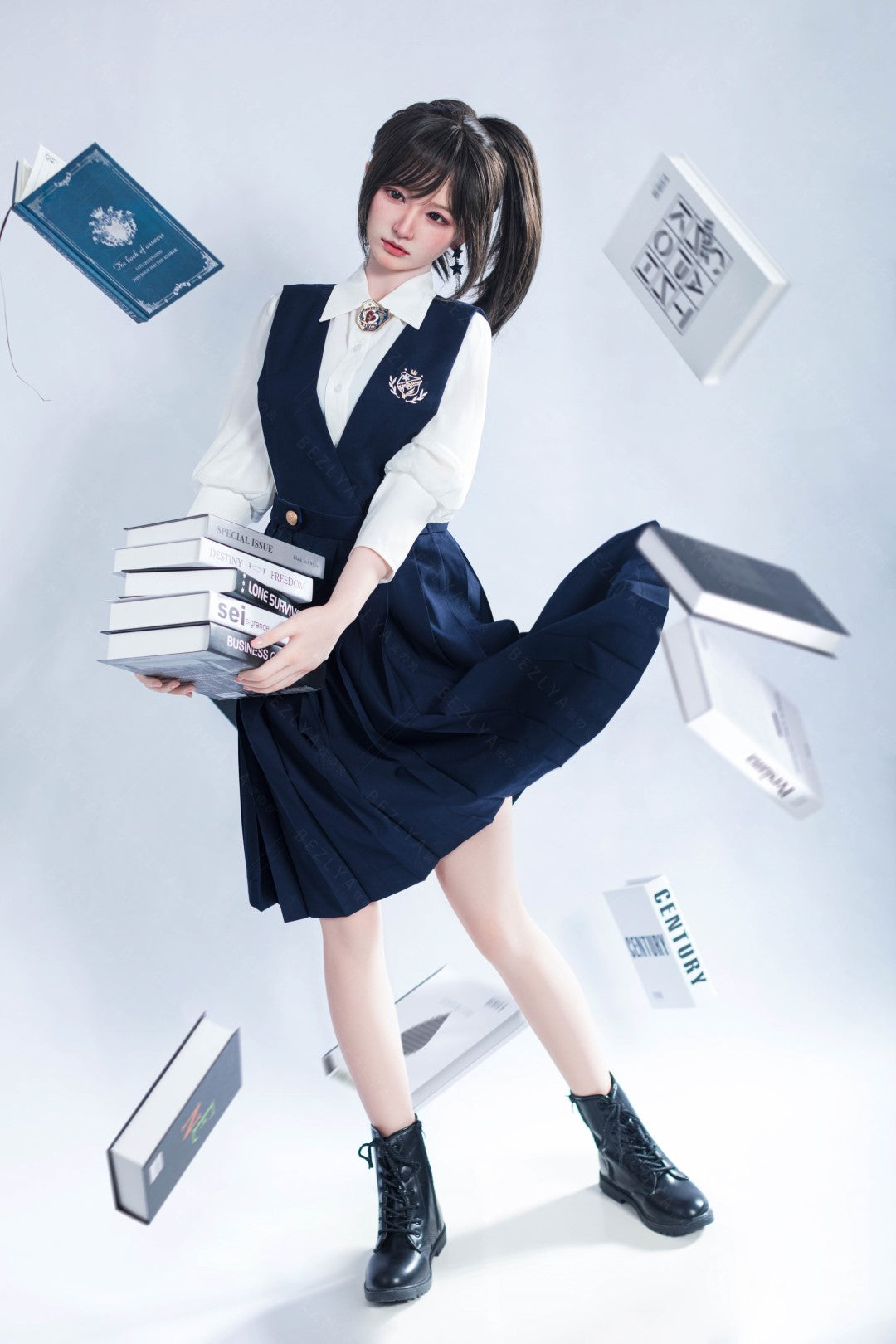 Bambola del sesso platycodon (Bezlya Doll 162 cm Coppa C 2.2U Silicone)