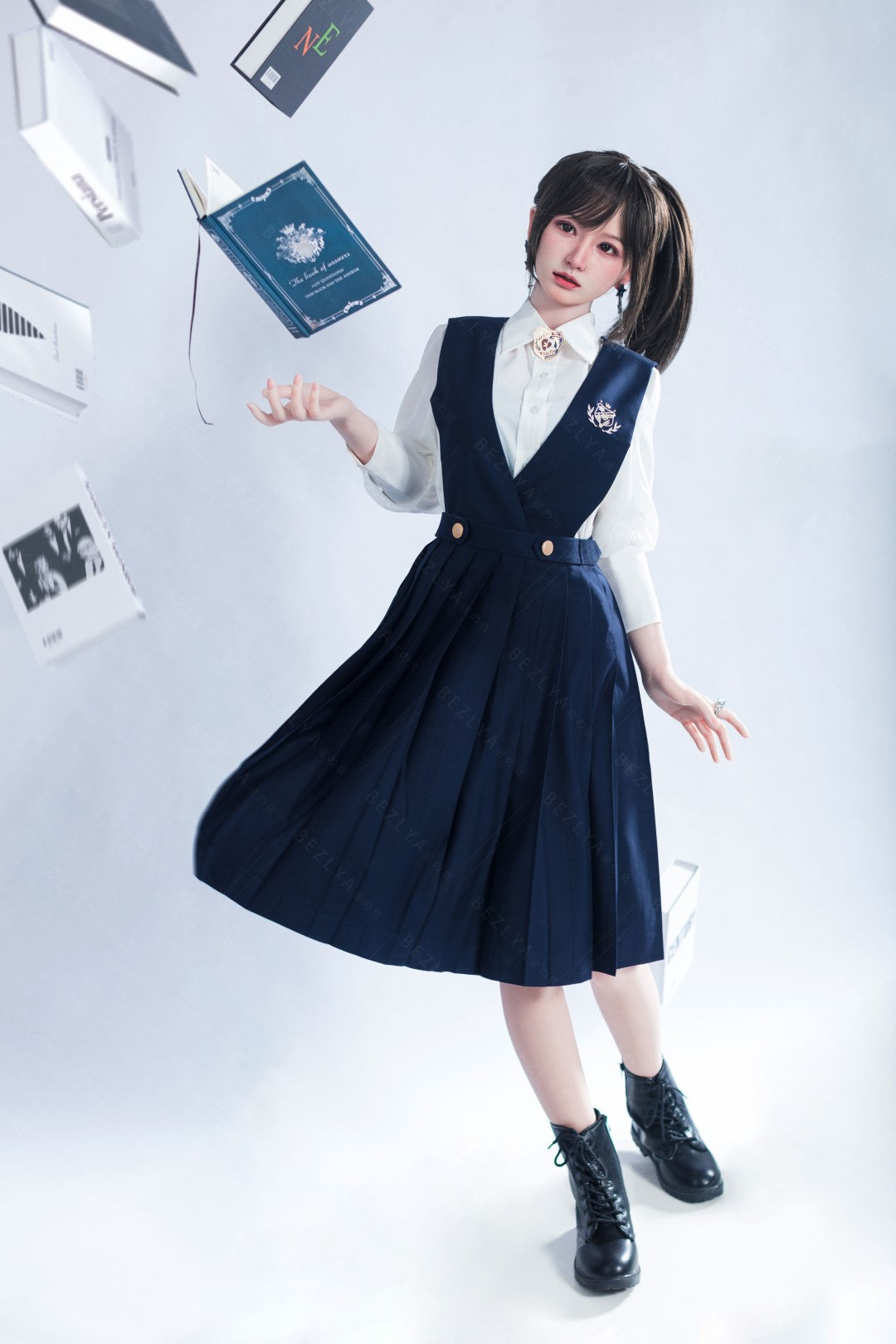 Bambola del sesso platycodon (Bezlya Doll 162 cm Coppa C 2.2U Silicone)