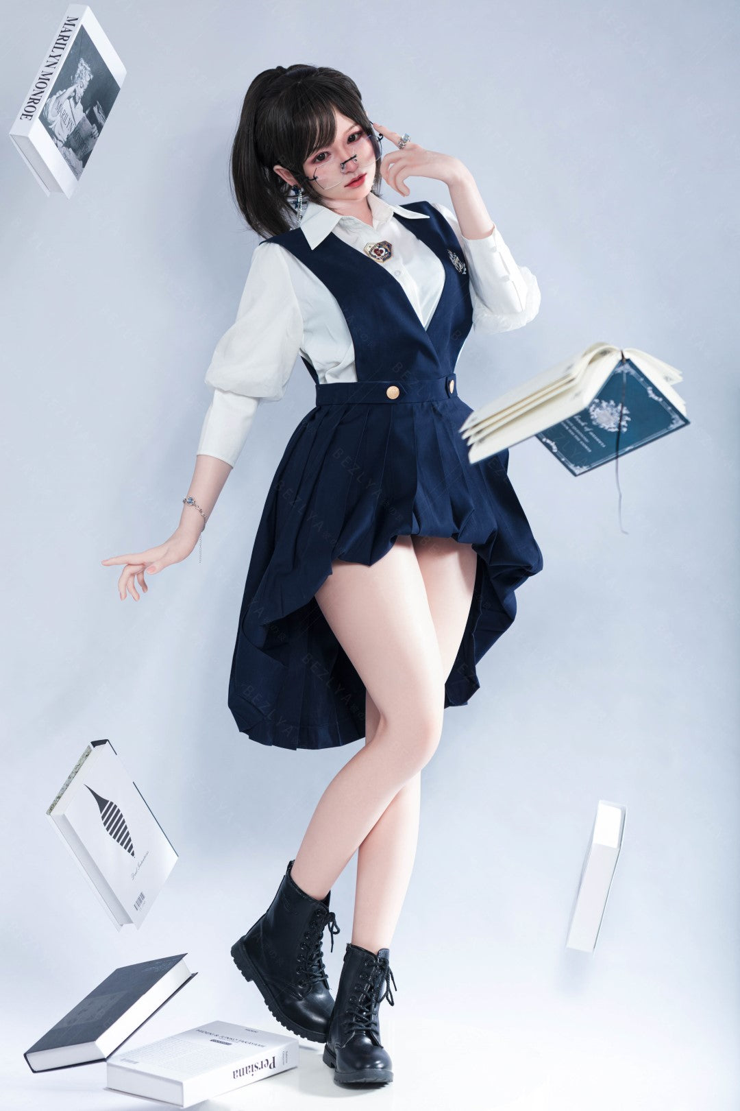 Bambola del sesso platycodon (Bezlya Doll 162 cm Coppa C 2.2U Silicone)