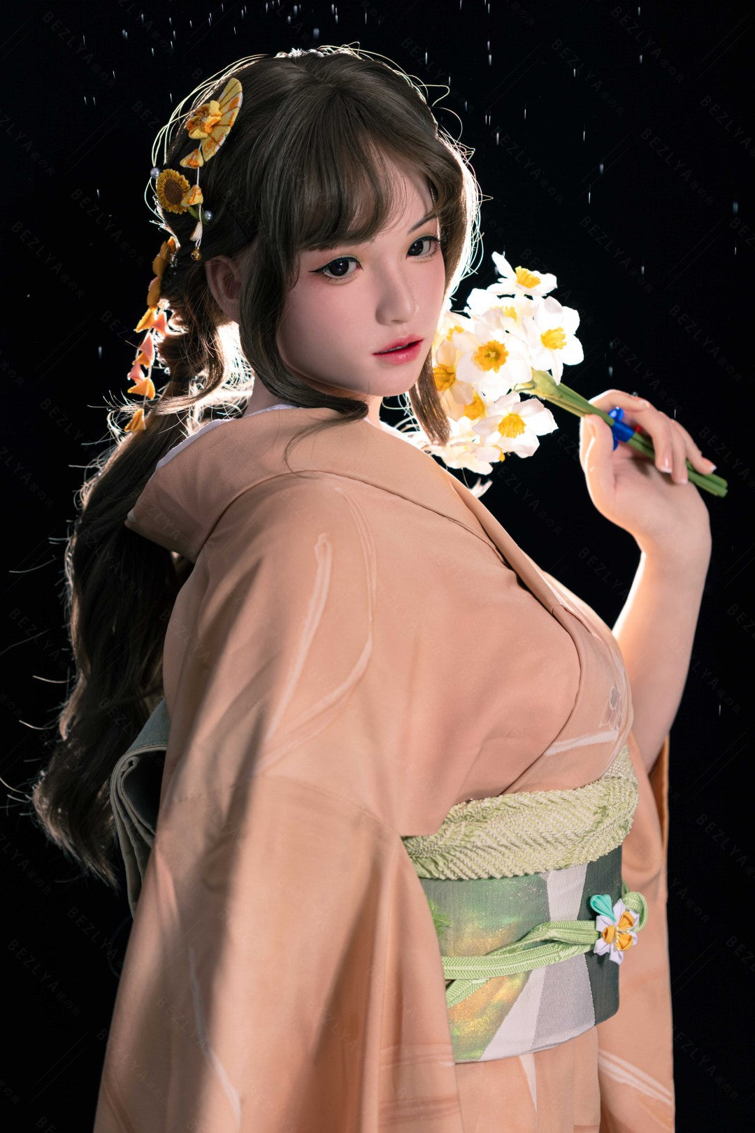 Bambola del sesso Helianthus (Bezlya Doll 162 cm Coppa C 2.2U Silicone)