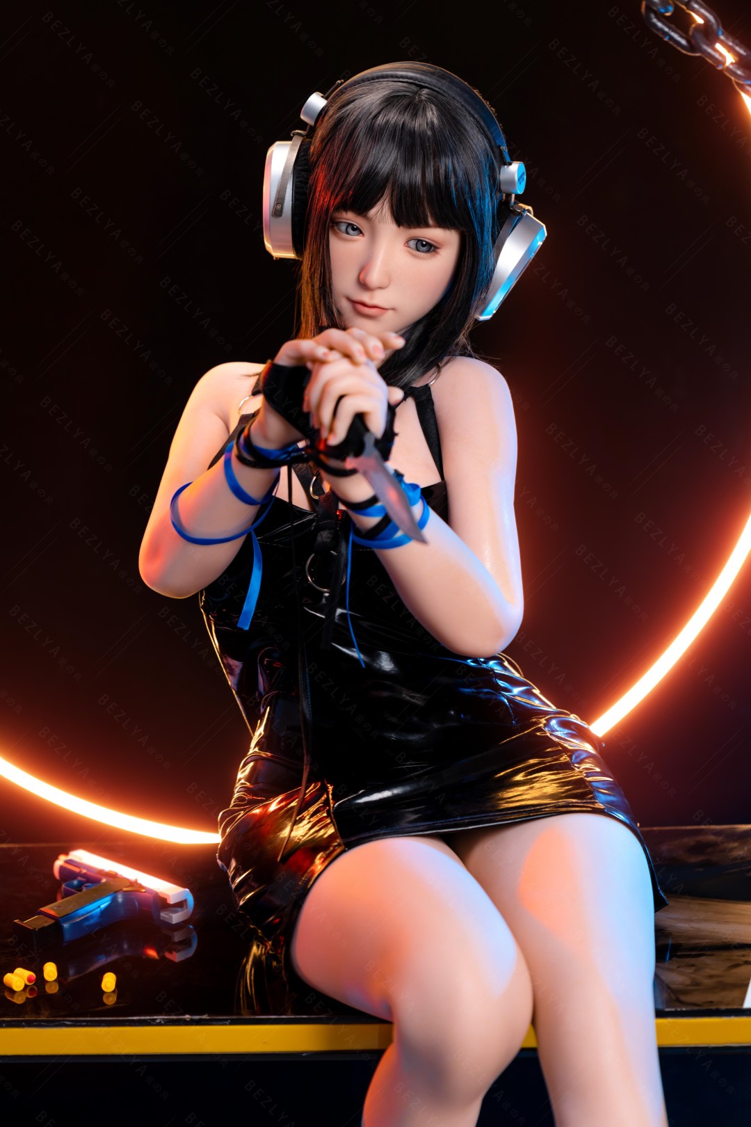 Gardenia bambola del sesso (Bezlya Doll 155 cm Coppa E 2.2CF Silicone)