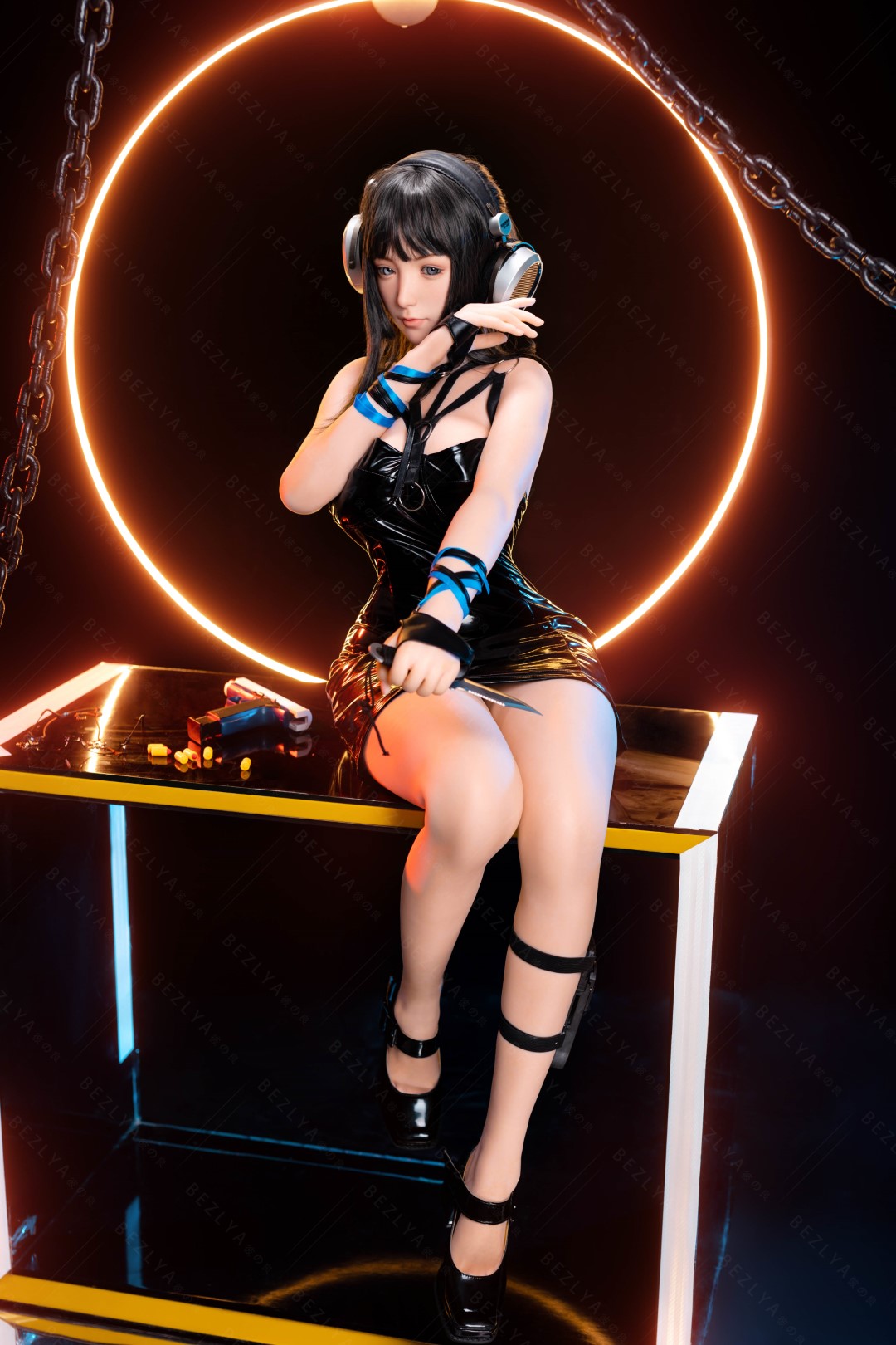 Gardenia bambola del sesso (Bezlya Doll 155 cm Coppa E 2.2CF Silicone)