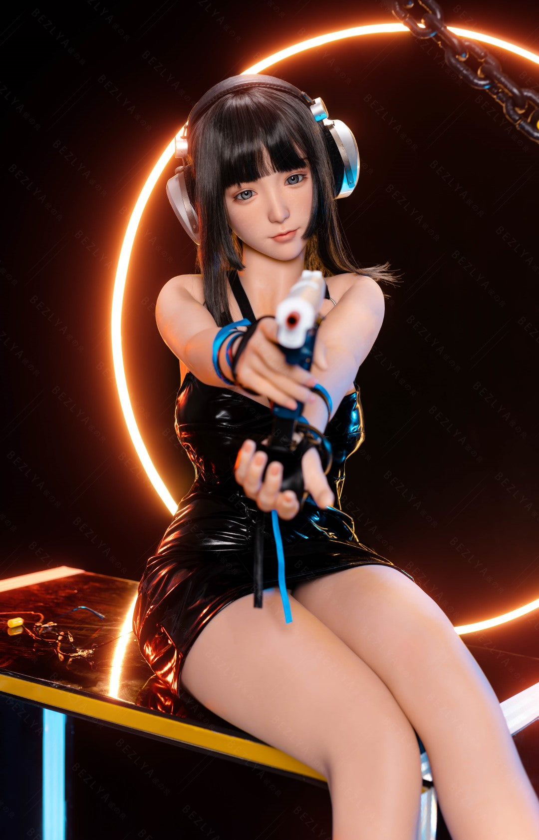 Gardenia bambola del sesso (Bezlya Doll 155 cm Coppa E 2.2CF Silicone)