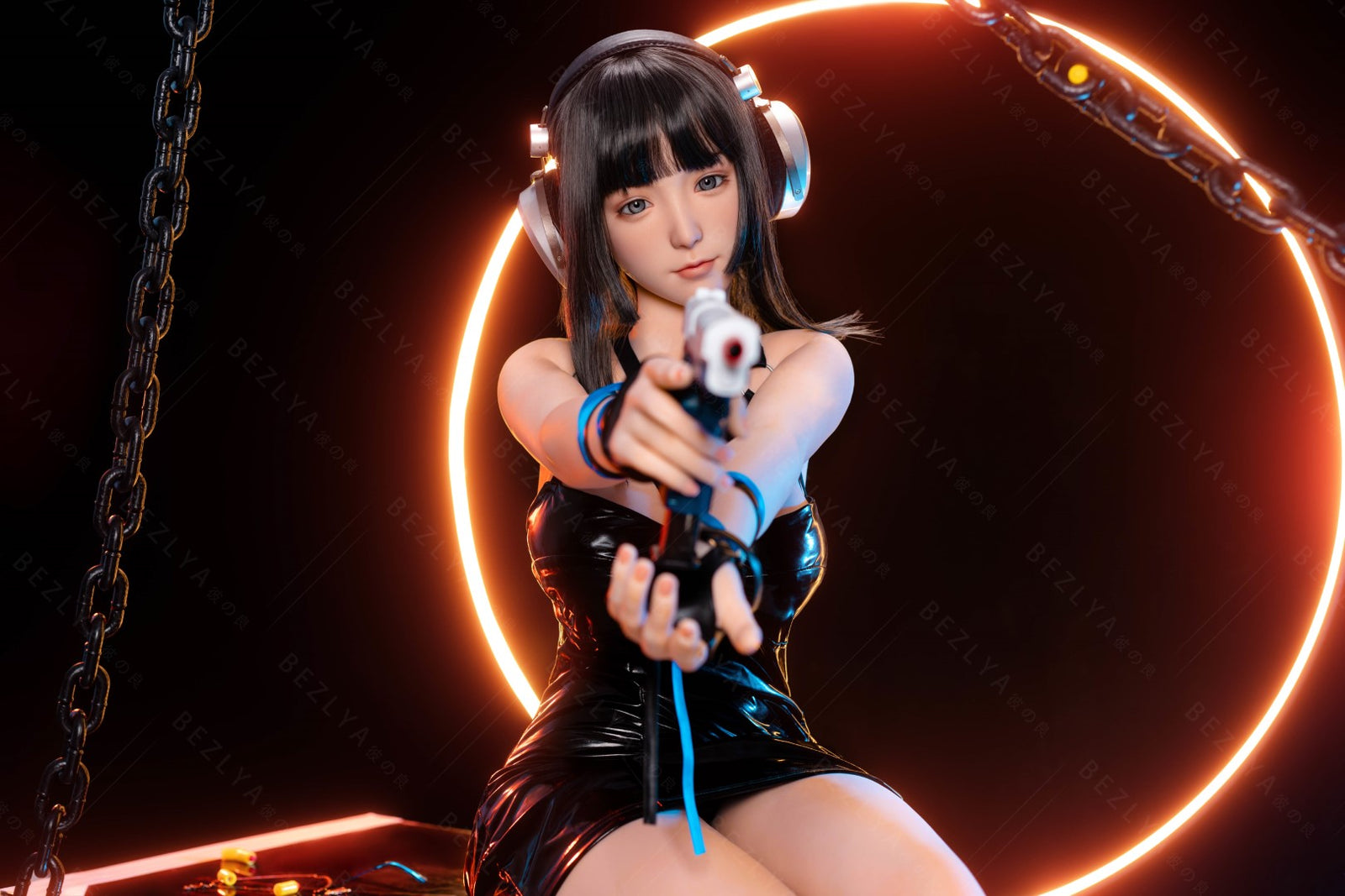 Gardenia bambola del sesso (Bezlya Doll 155 cm Coppa E 2.2CF Silicone)