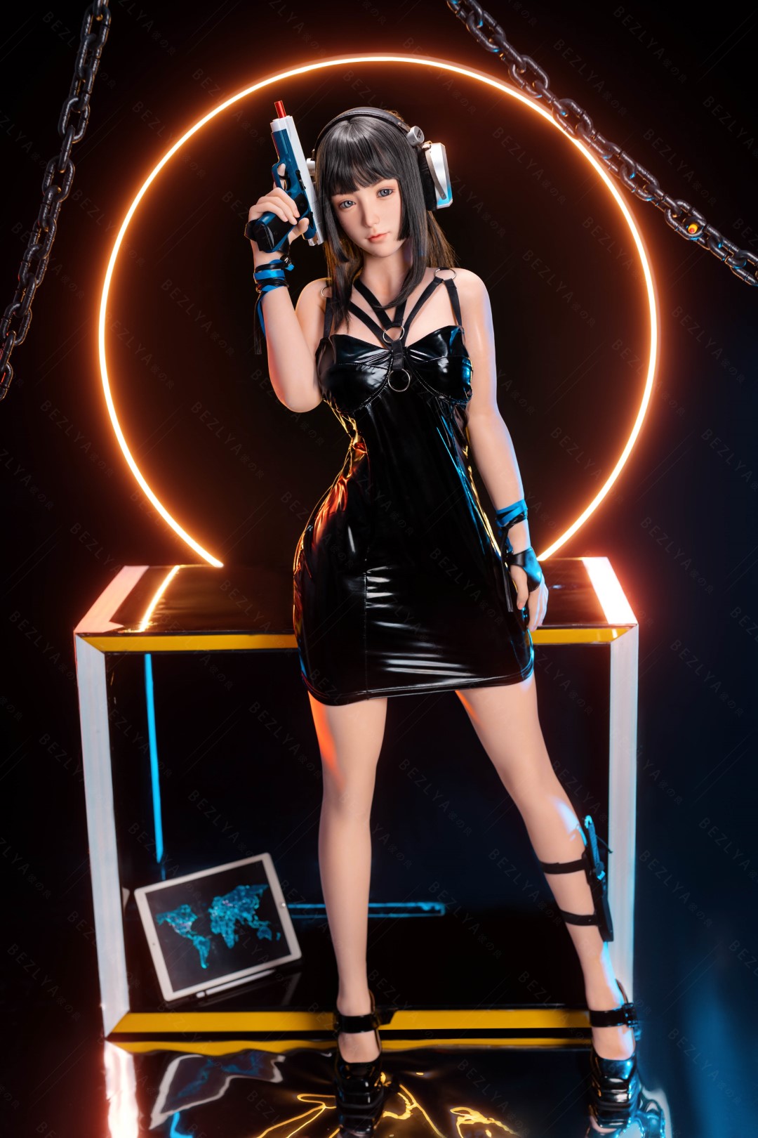 Gardenia bambola del sesso (Bezlya Doll 155 cm Coppa E 2.2CF Silicone)