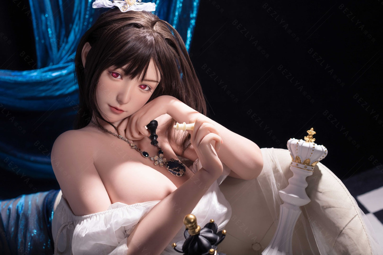 Gardenia bambola del sesso (Bezlya Doll Coppa G da 160 cm (2,2 CF in silicone)