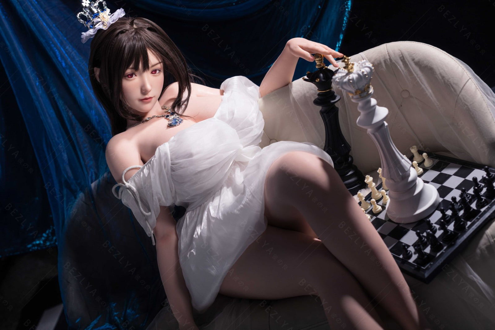 Gardenia bambola del sesso (Bezlya Doll Coppa G da 160 cm (2,2 CF in silicone)