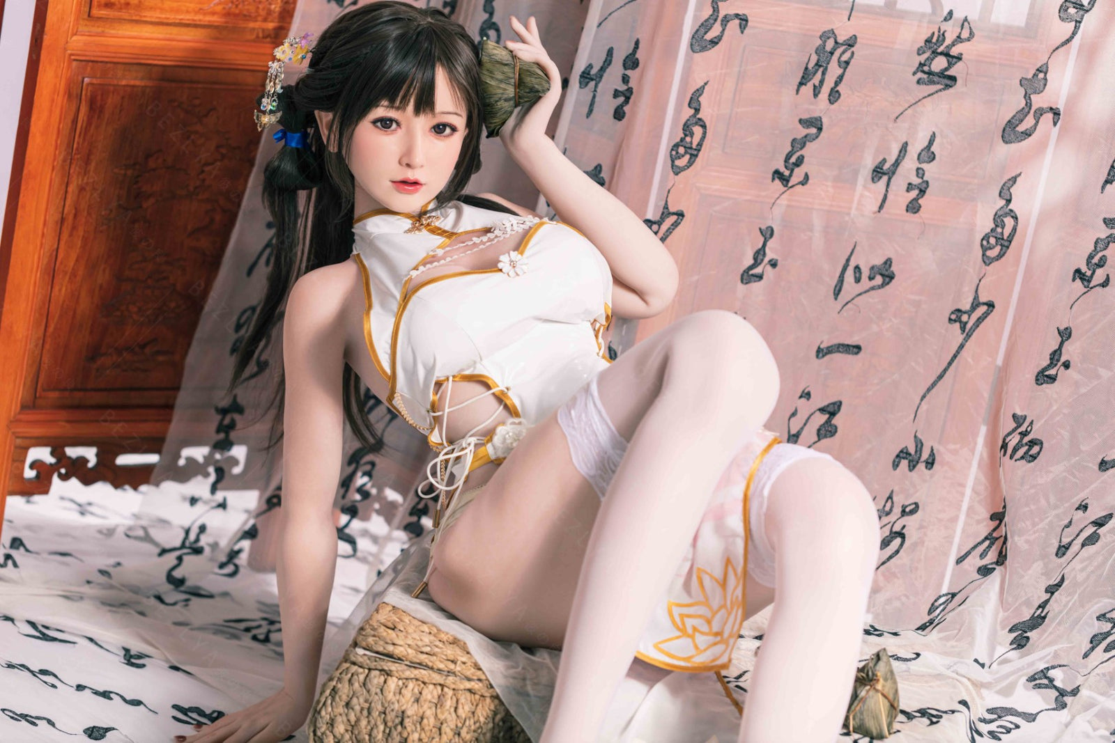 Bambola del sesso platycodon (Bezlya Doll 155 cm Coppa E 2.2CF Silicone)