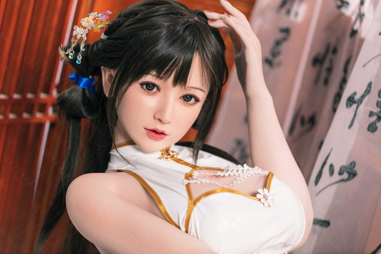 Bambola del sesso platycodon (Bezlya Doll 155 cm Coppa E 2.2CF Silicone)