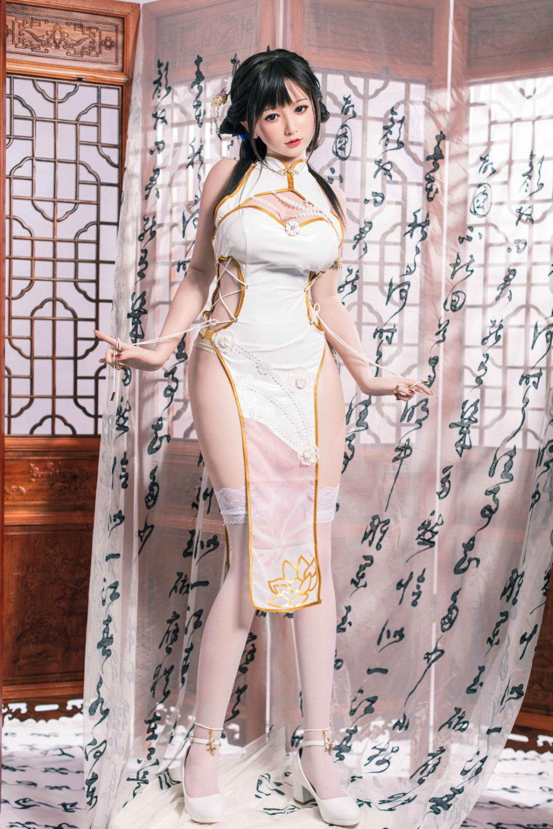 Bambola del sesso platycodon (Bezlya Doll 155 cm Coppa E 2.2CF Silicone)