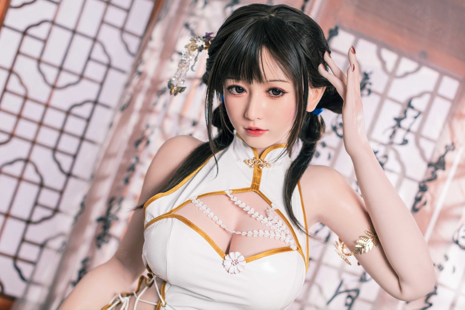 Bambola del sesso platycodon (Bezlya Doll 155 cm Coppa E 2.2CF Silicone)