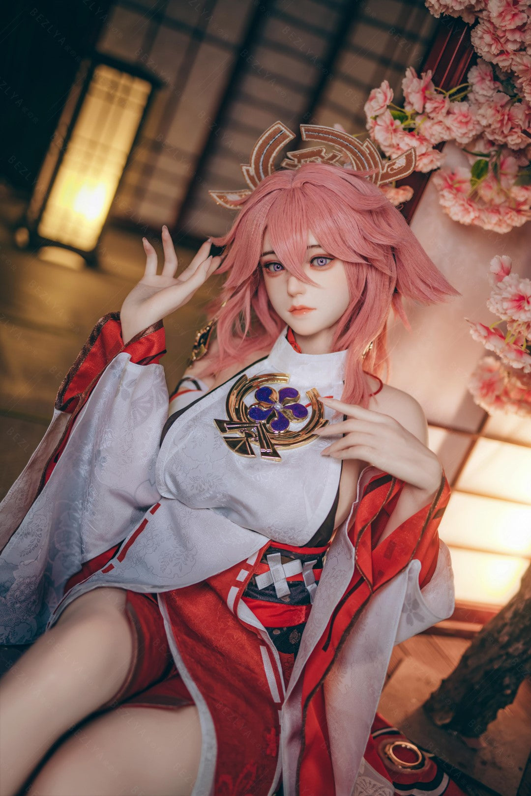 Yae Miko bambola del sesso (Bezlya Doll 155 cm Coppa E 2.2CF Silicone)