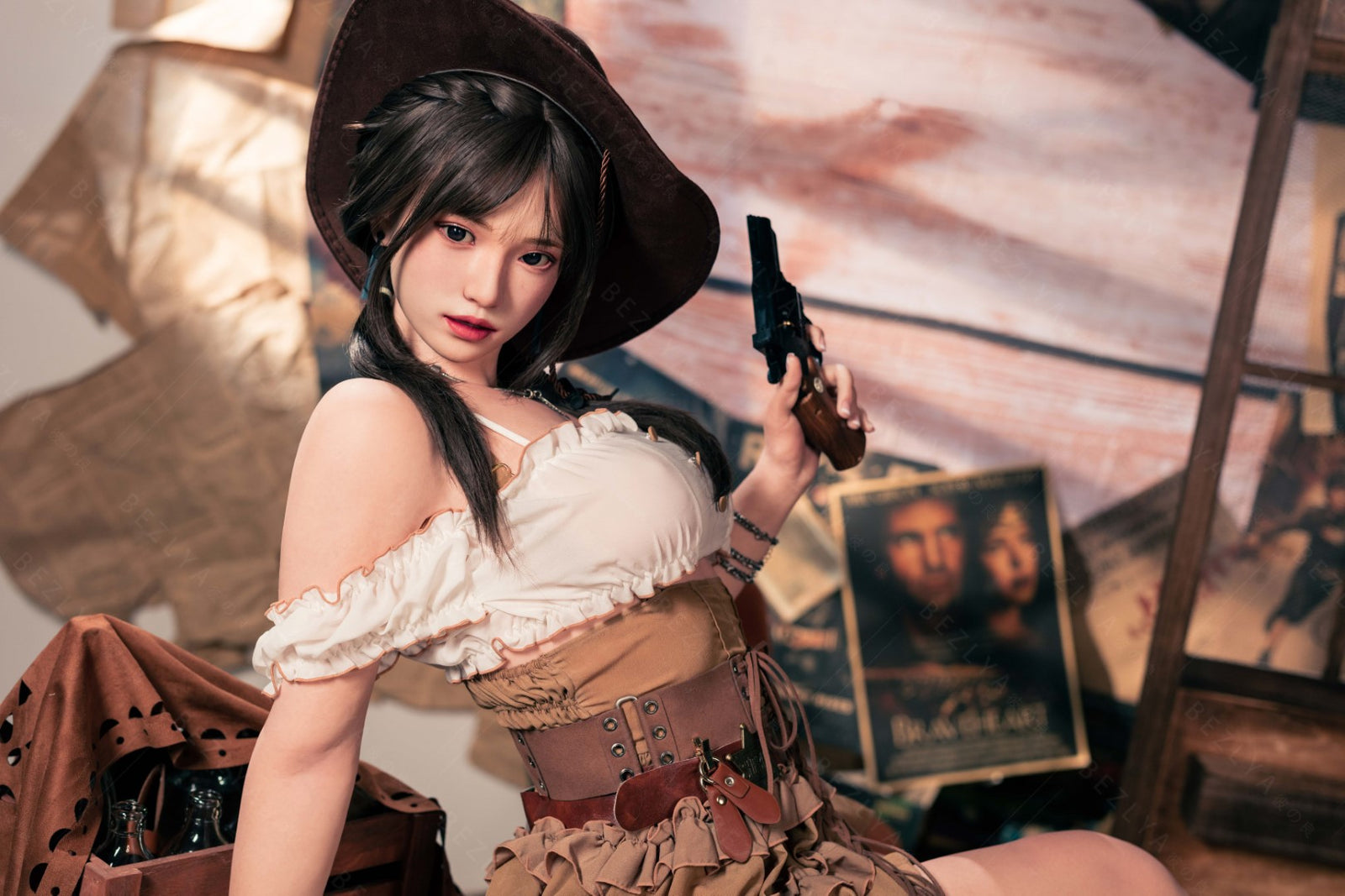 Bambola del sesso Helianthus (Bezlya Doll 162 cm Coppa C 2.2U Silicone)