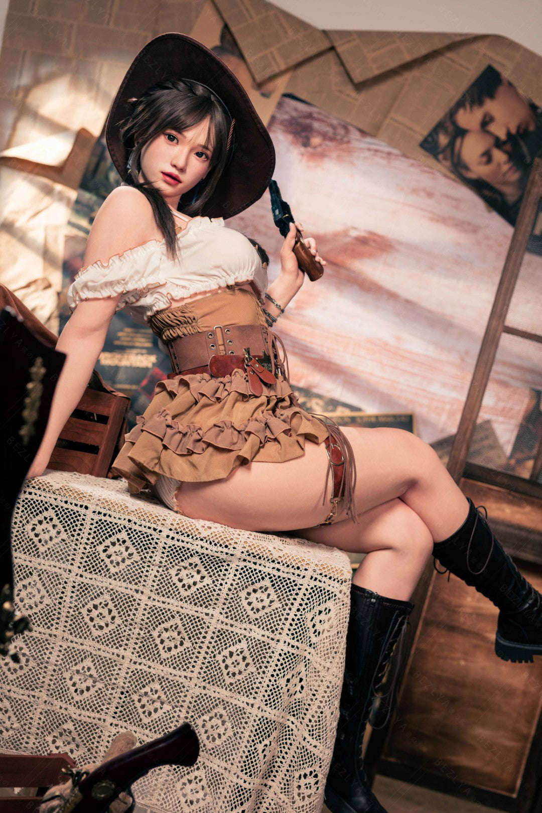 Bambola del sesso Helianthus (Bezlya Doll 162 cm Coppa C 2.2U Silicone)