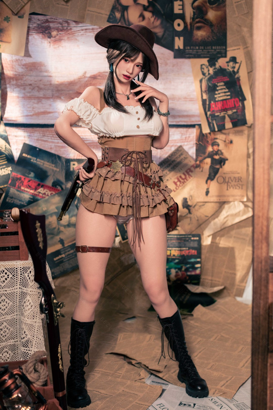 Bambola del sesso Helianthus (Bezlya Doll 162 cm Coppa C 2.2U Silicone)