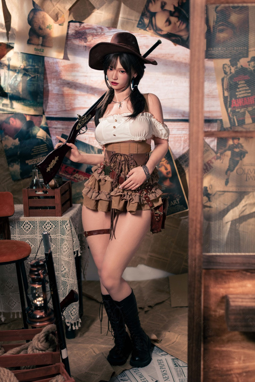 Bambola del sesso Helianthus (Bezlya Doll 162 cm Coppa C 2.2U Silicone)