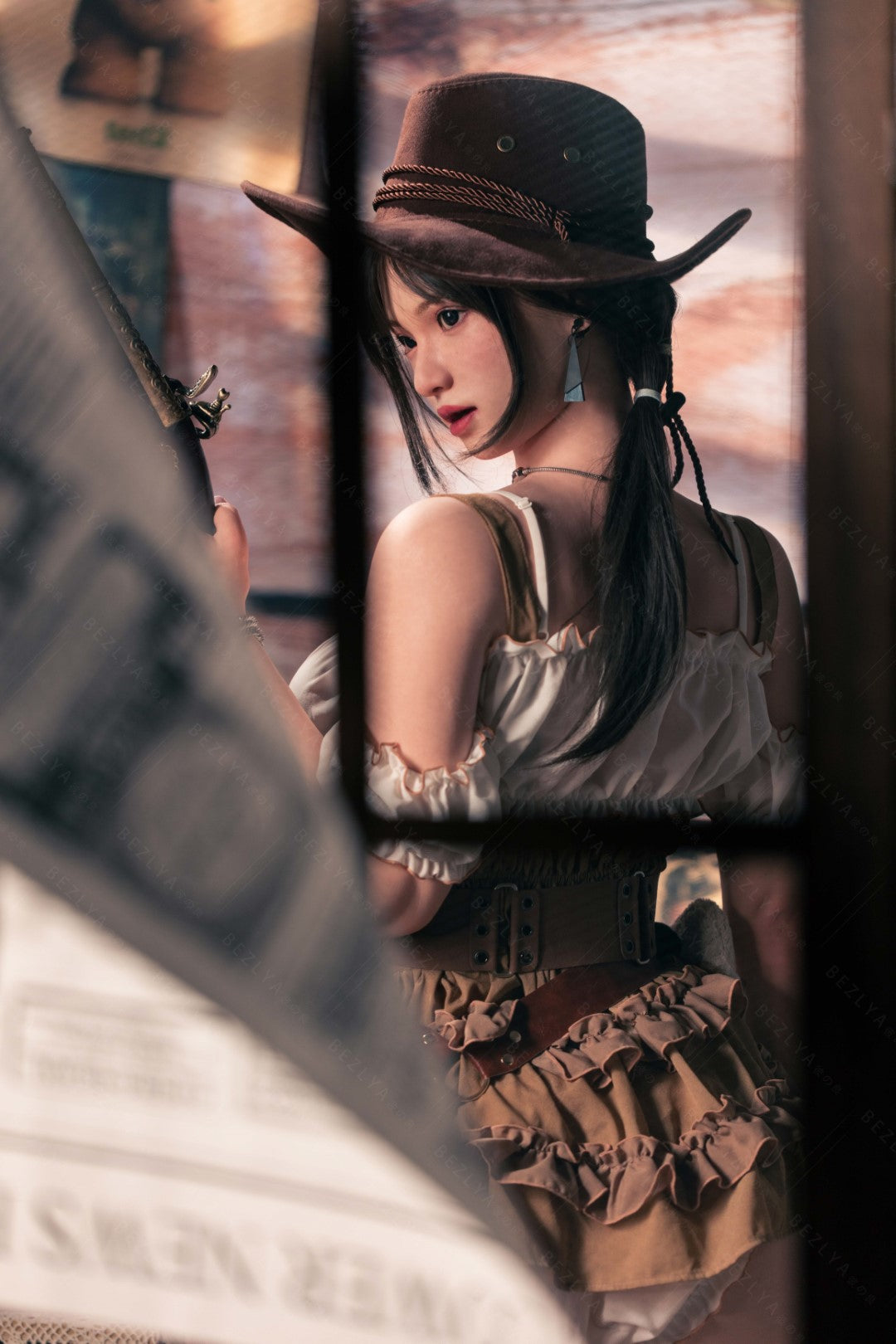 Bambola del sesso Helianthus (Bezlya Doll 162 cm Coppa C 2.2U Silicone)