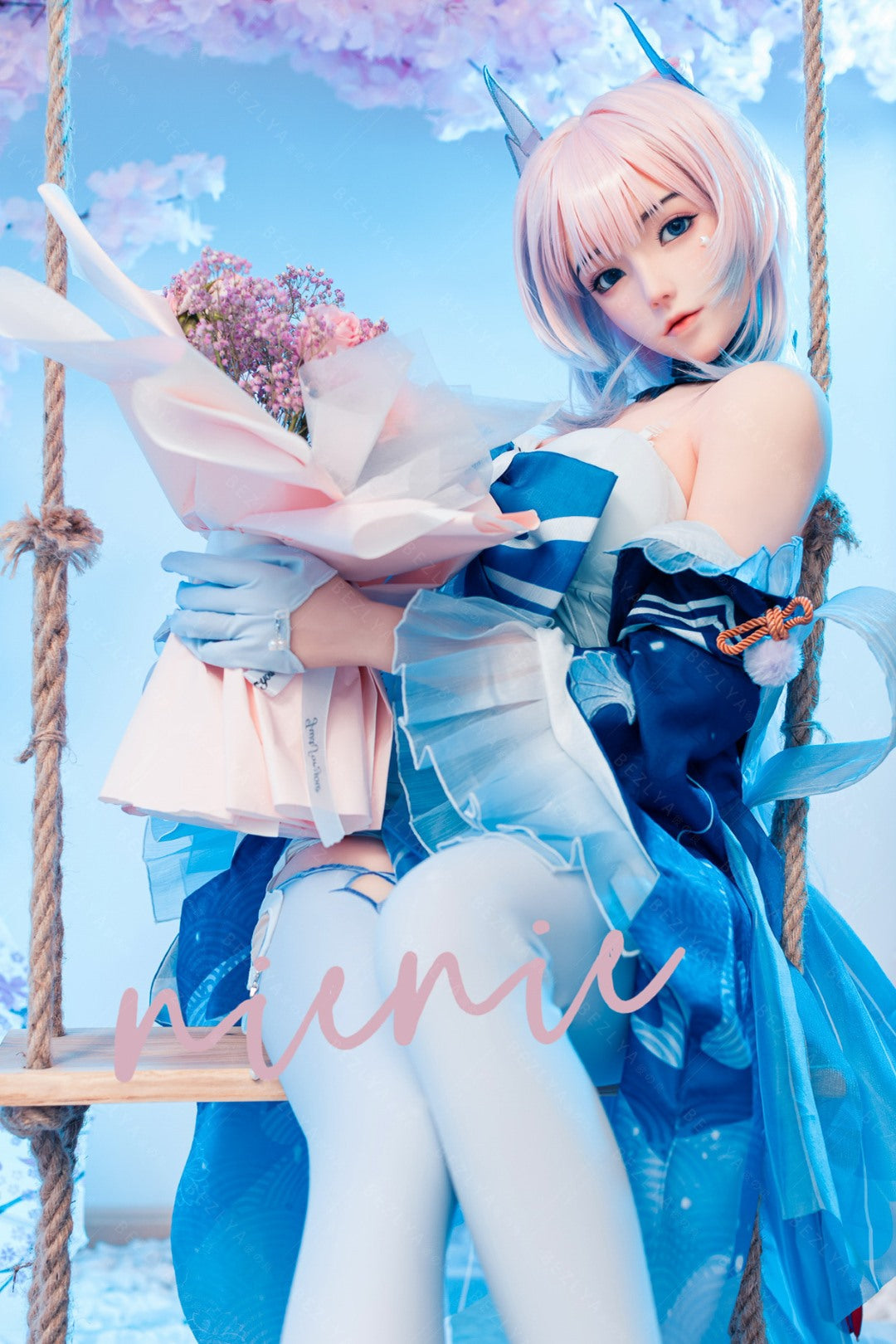 Cyrtenthera bambola del sesso (Bezlya Doll Coppa B da 155 cm 2.0 TPE+silicone)