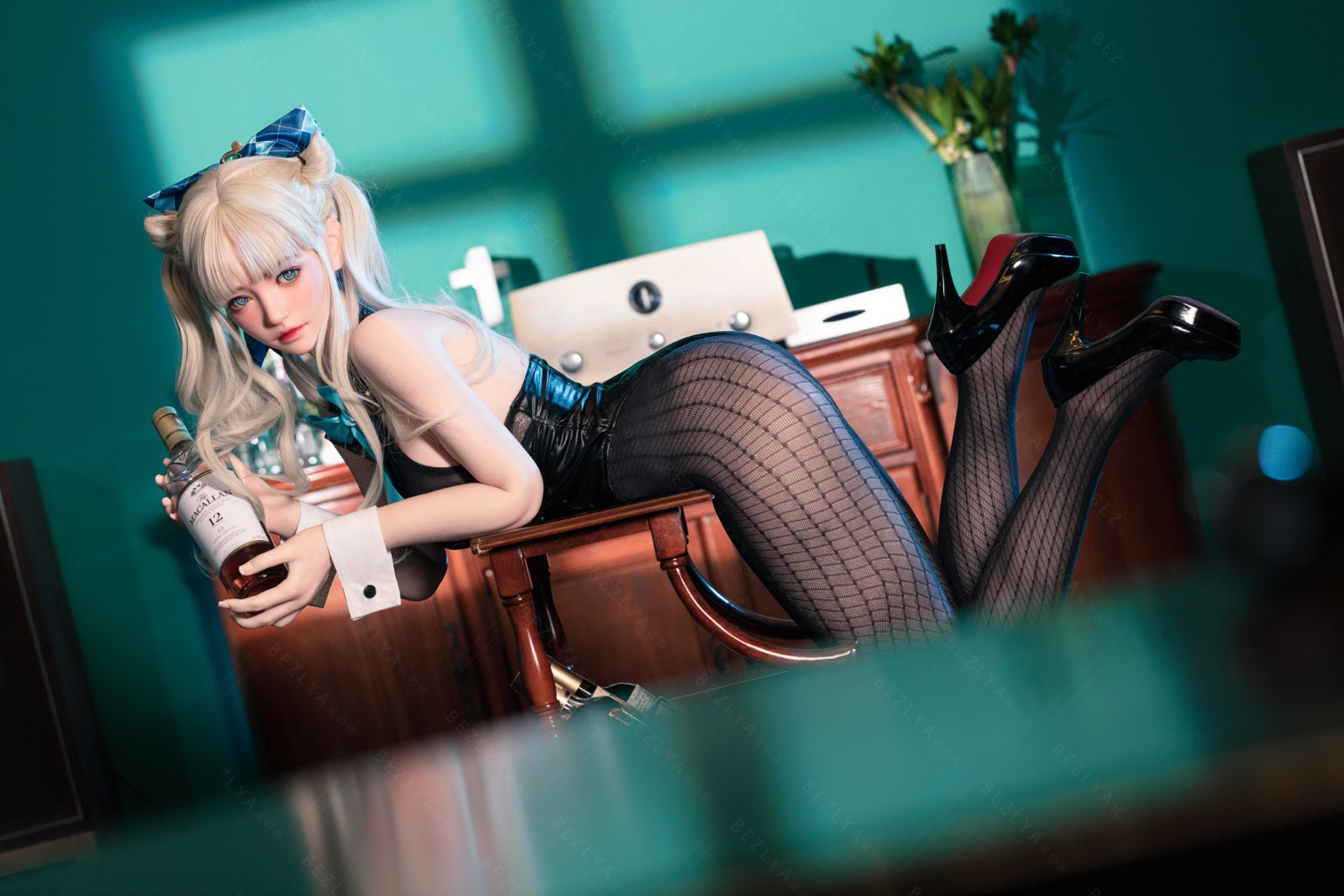 Bambola del sesso dell'oleandro (Bezlya Doll 155 cm Coppa E 2.2CF Silicone)