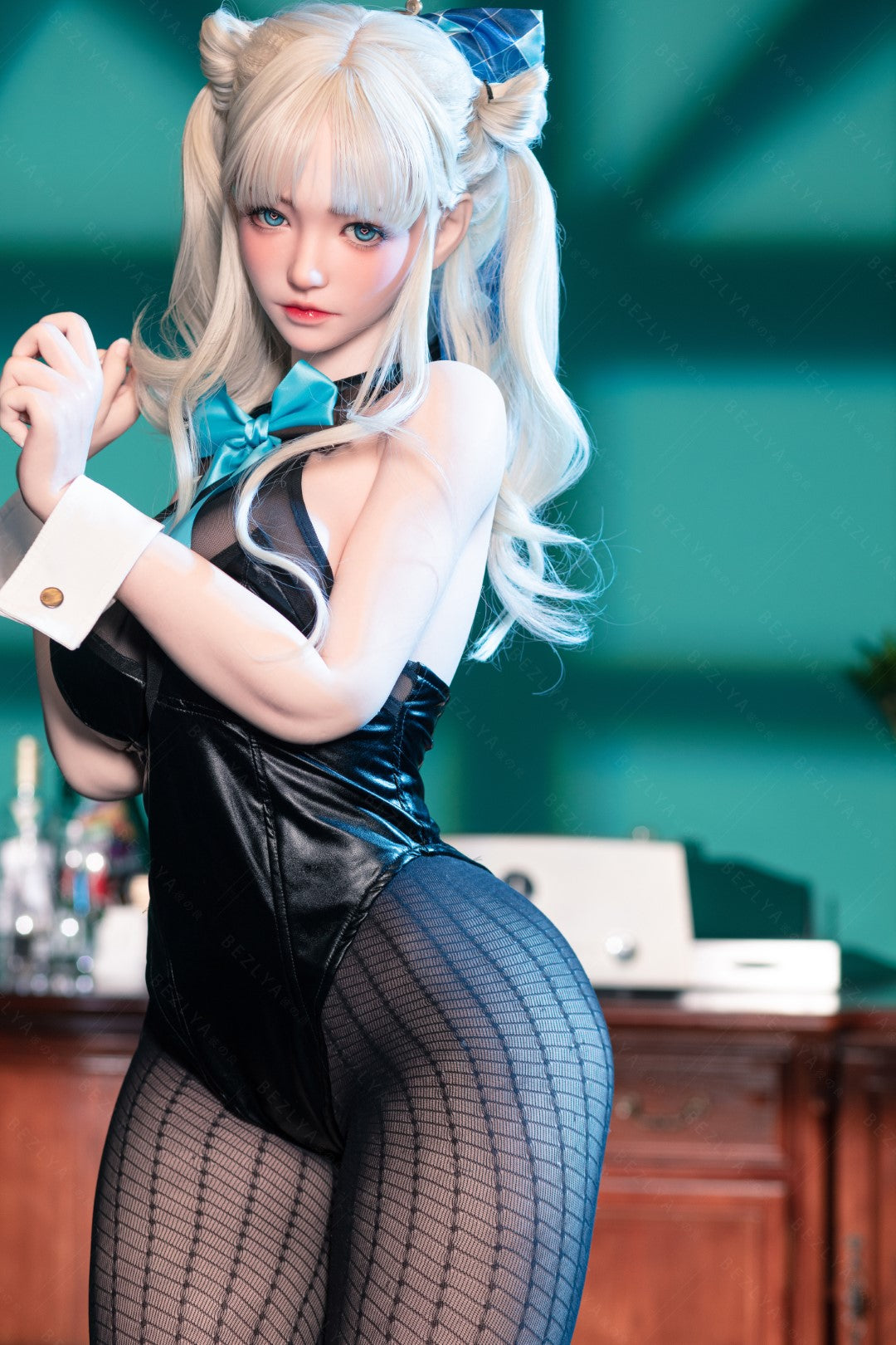 Bambola del sesso dell'oleandro (Bezlya Doll 155 cm Coppa E 2.2CF Silicone)