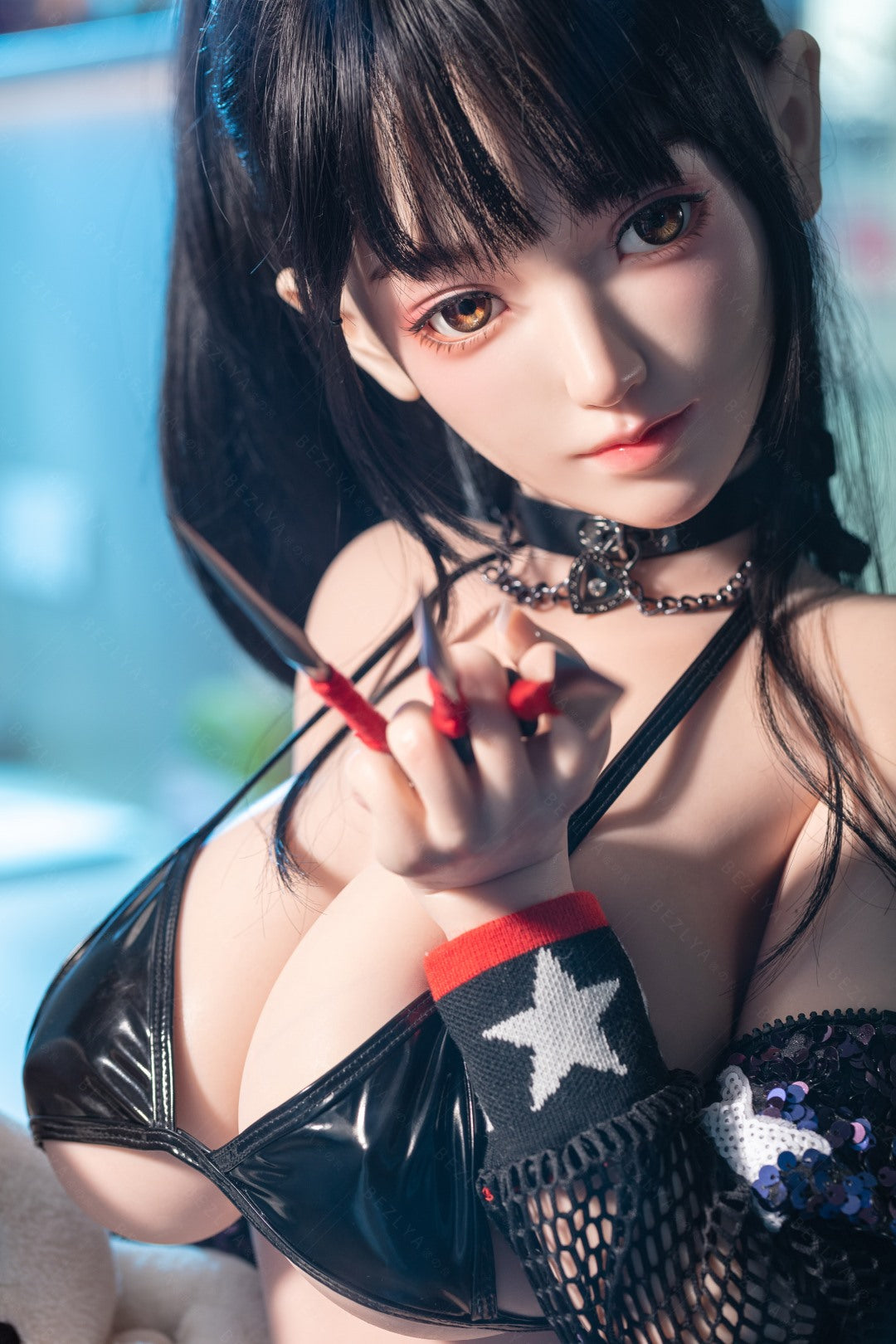 Paeonia bambola del sesso (Bezlya Doll 145 cm Coppa F 2.2CF Silicone)