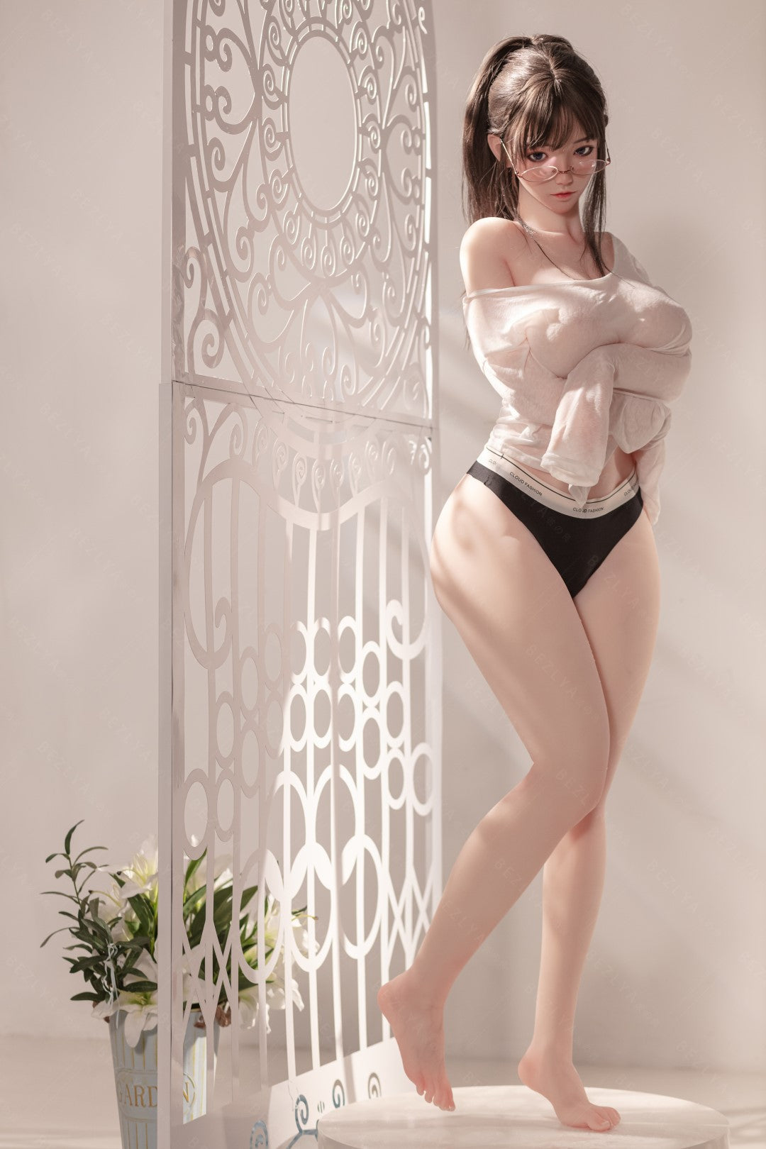 Cyrtenthera bambola del sesso (Bezlya Doll Coppa F da 155 cm 2.0 TPE+silicone)