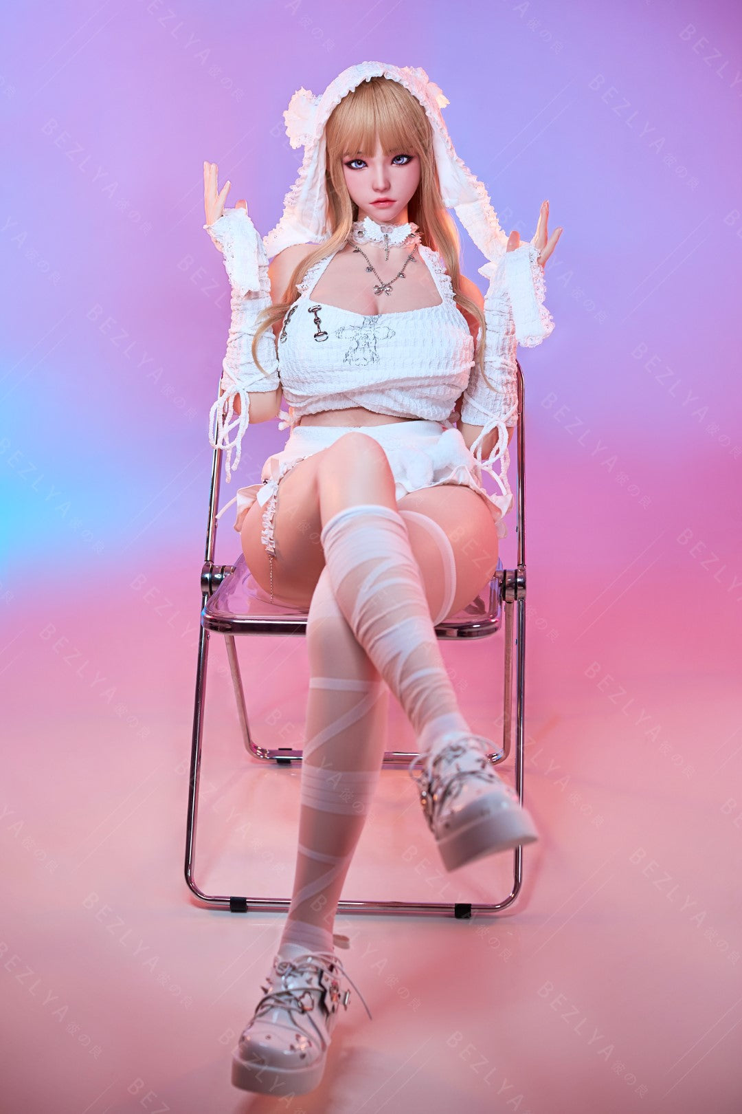 Calla bambola del sesso (Bezlya Doll 155 cm Coppa E 2.2CF Silicone)