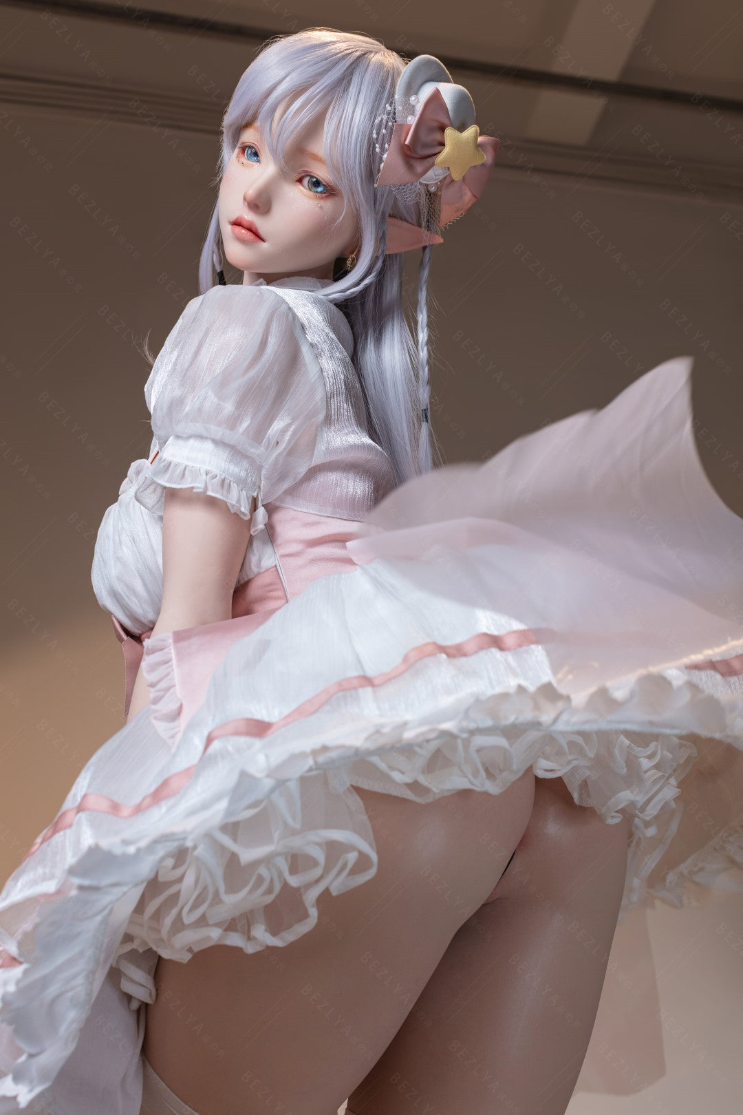 Calla bambola del sesso (Bezlya Doll 155 cm Coppa E 2.2CF Silicone)